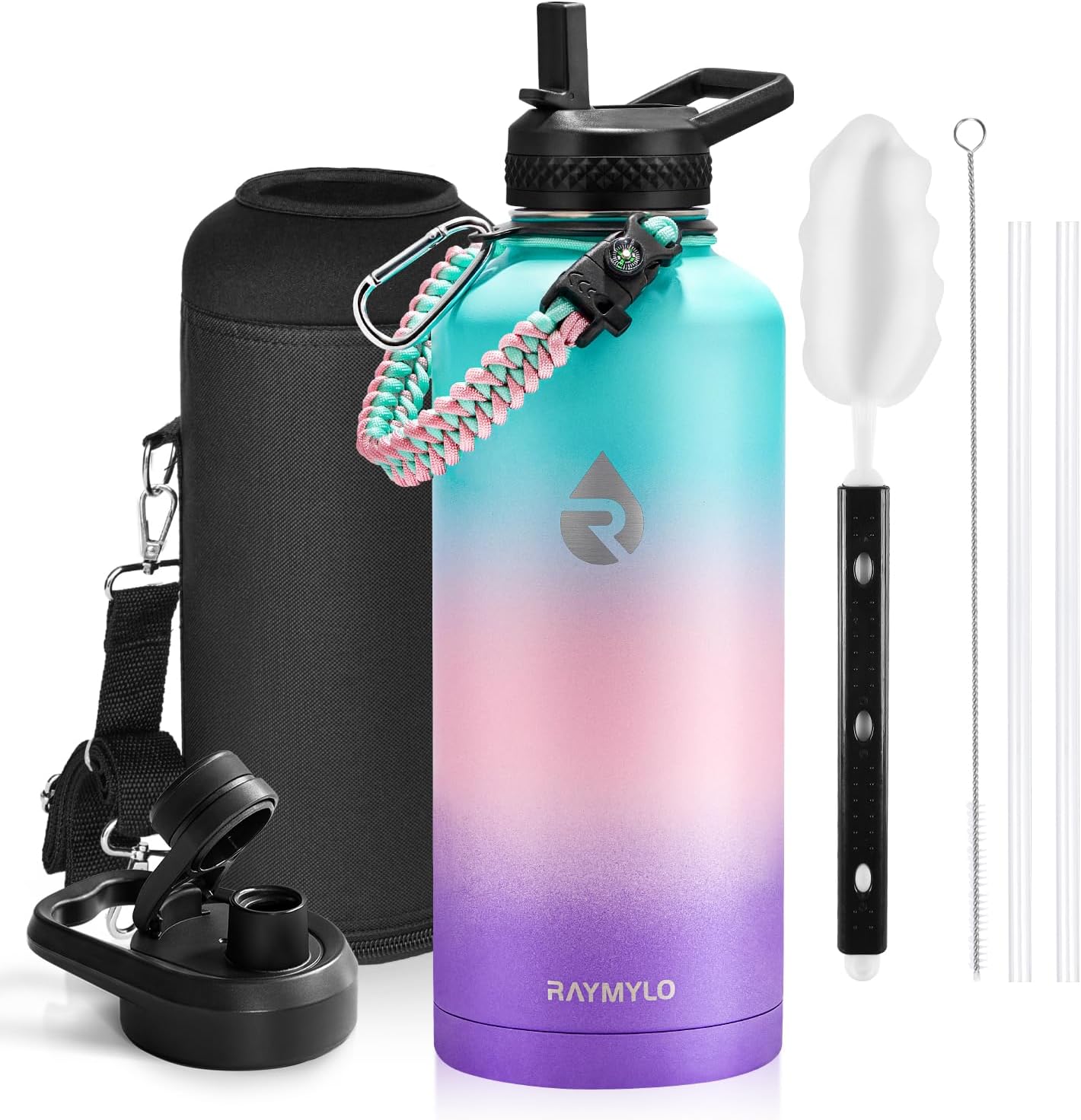64oz Insulated Water Bottle Stainless Steel