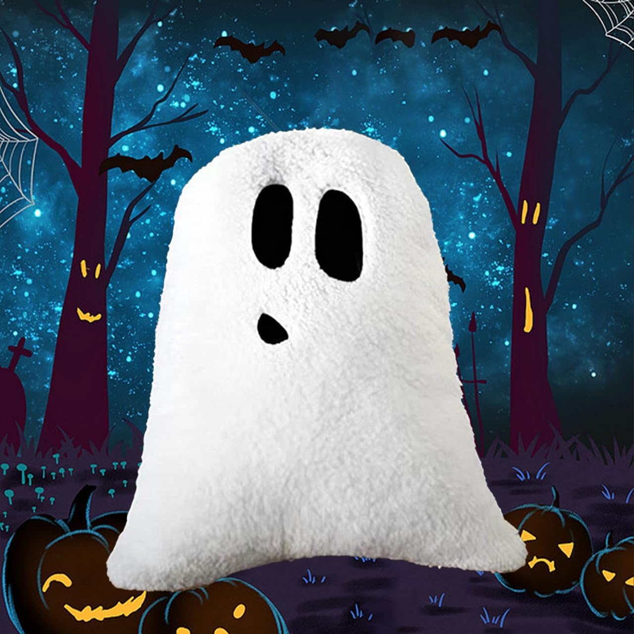 Halloween Pillows, Ghost Pillow, Fall Decorative Pillow Indoors