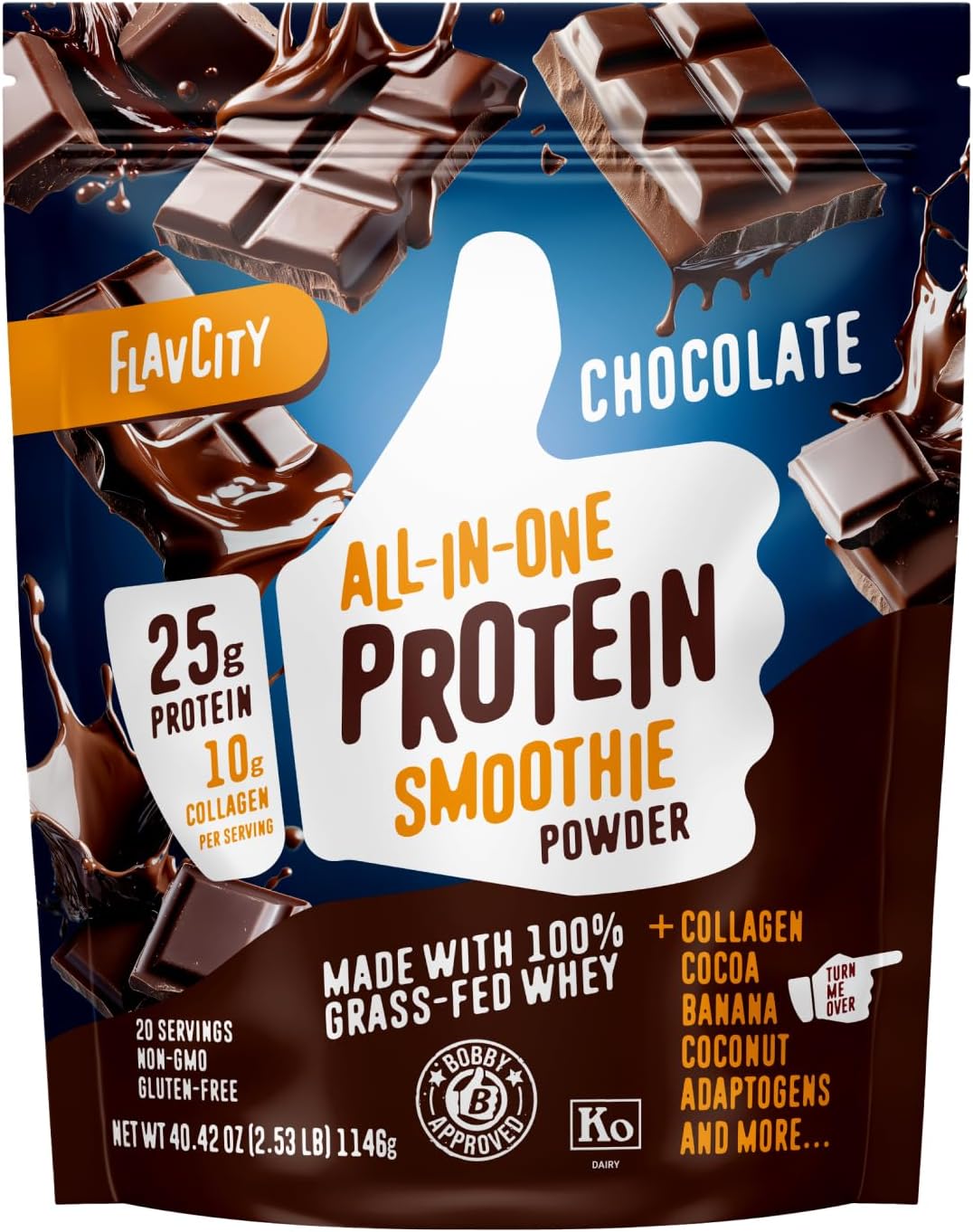 FlavCity Grass Fed Whey Protein