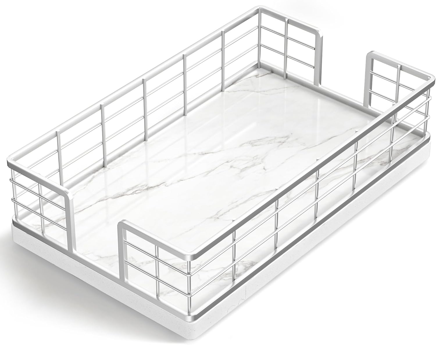 Wican Napkin Holder for Table Bamboo Iron Standing