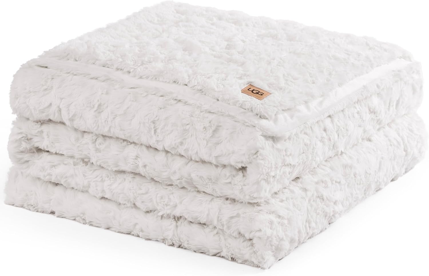 UGG Adalee Faux Fur Throw Blanket Luxury Lightweight