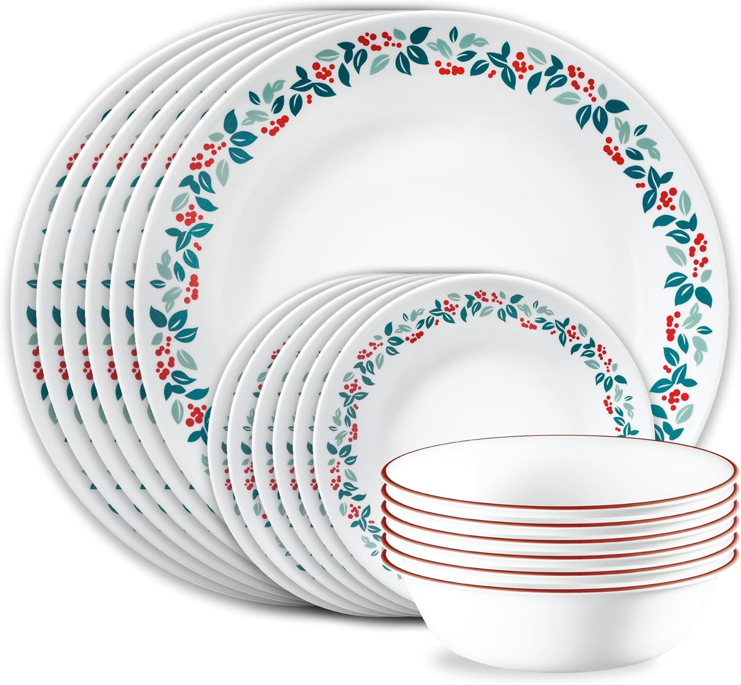Corelle Vitrelle 18-Piece Service for 6 Dinnerware Set