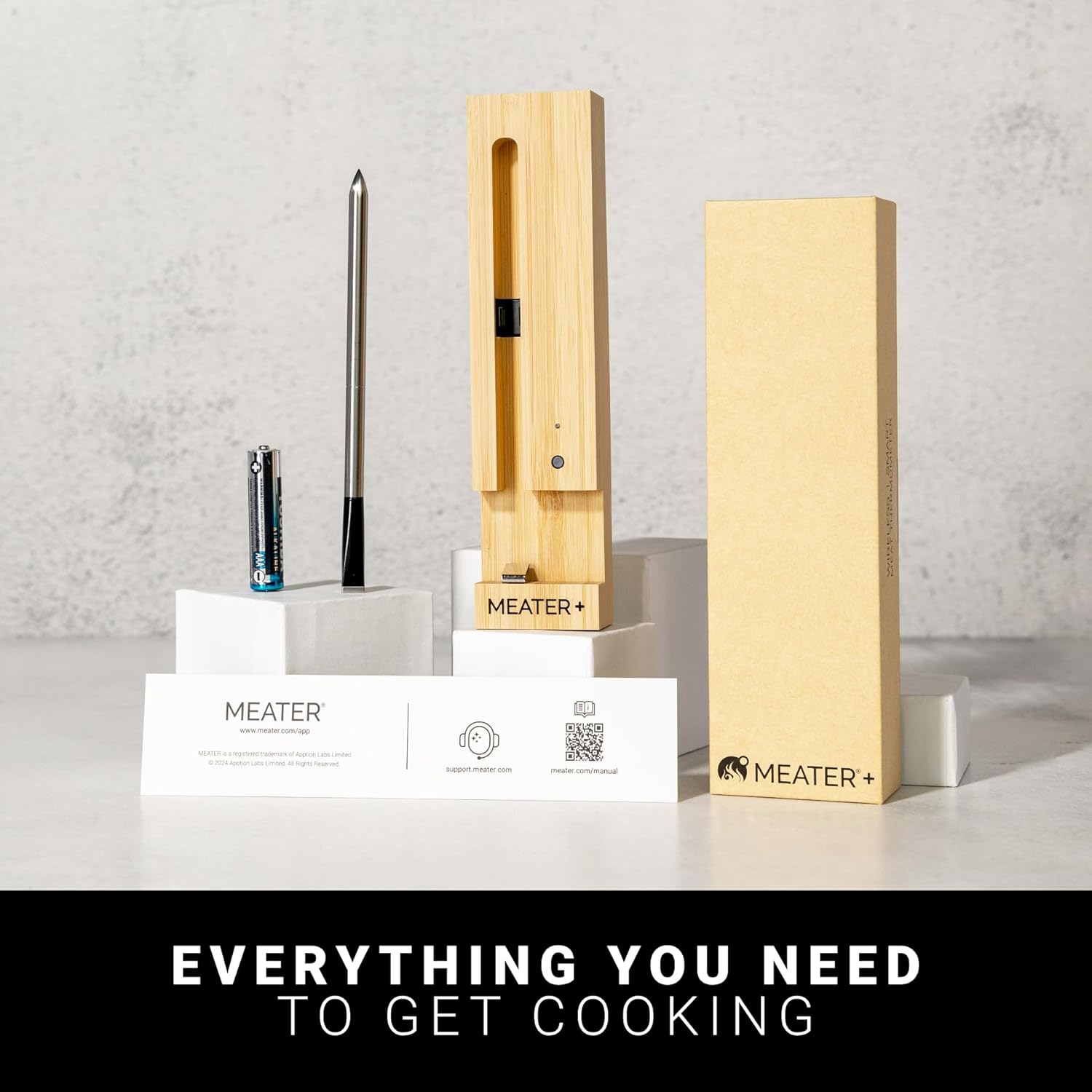 MEATER Plus: Smart Bluetooth Wireless Meat Thermometer