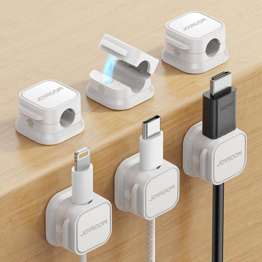 Magnetic Cable Clips [Cable Smooth Adjustable] Cord Holder