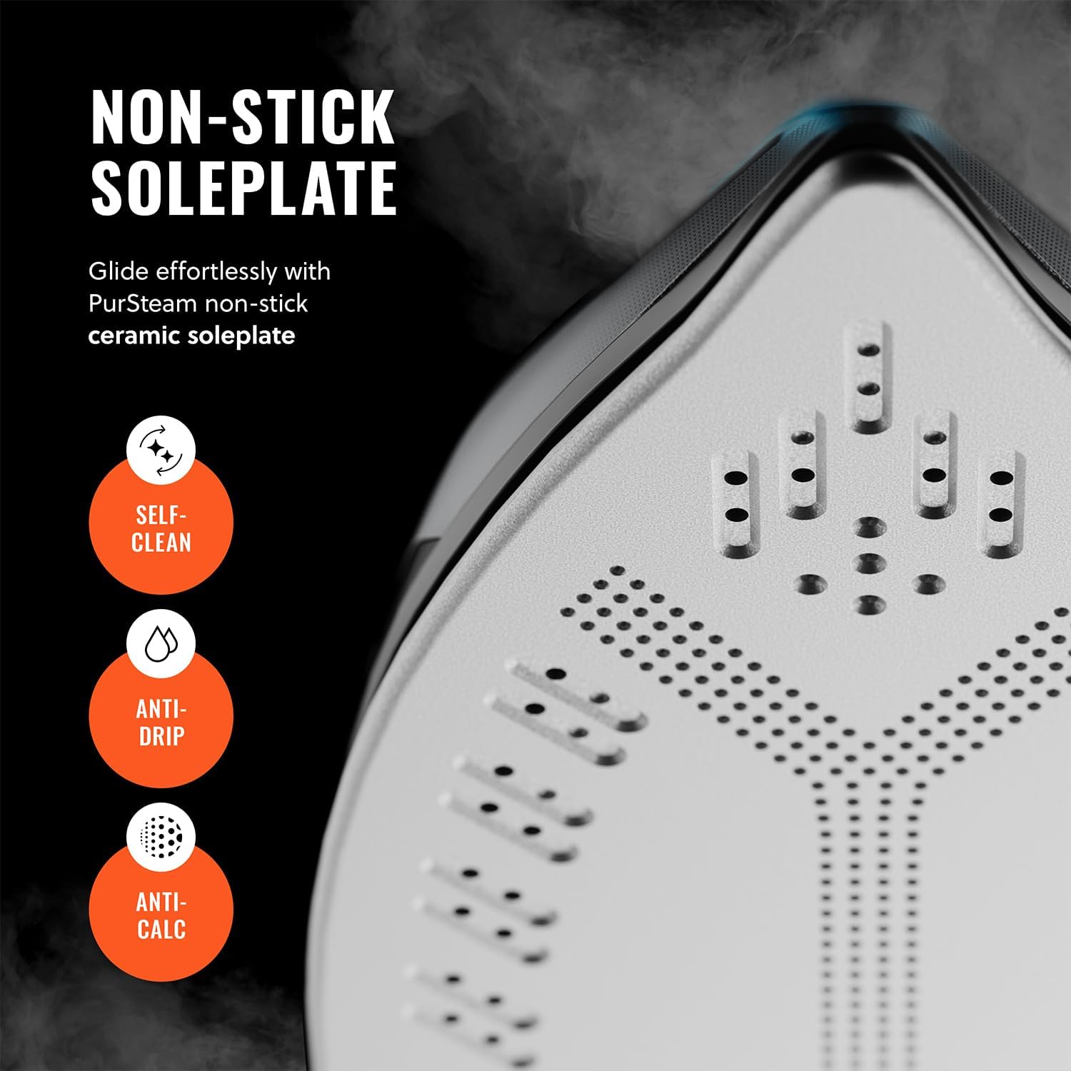PurSteam Iron with Ceramic Soleplate