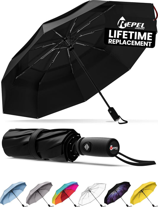 REPEL Windproof Travel Umbrella