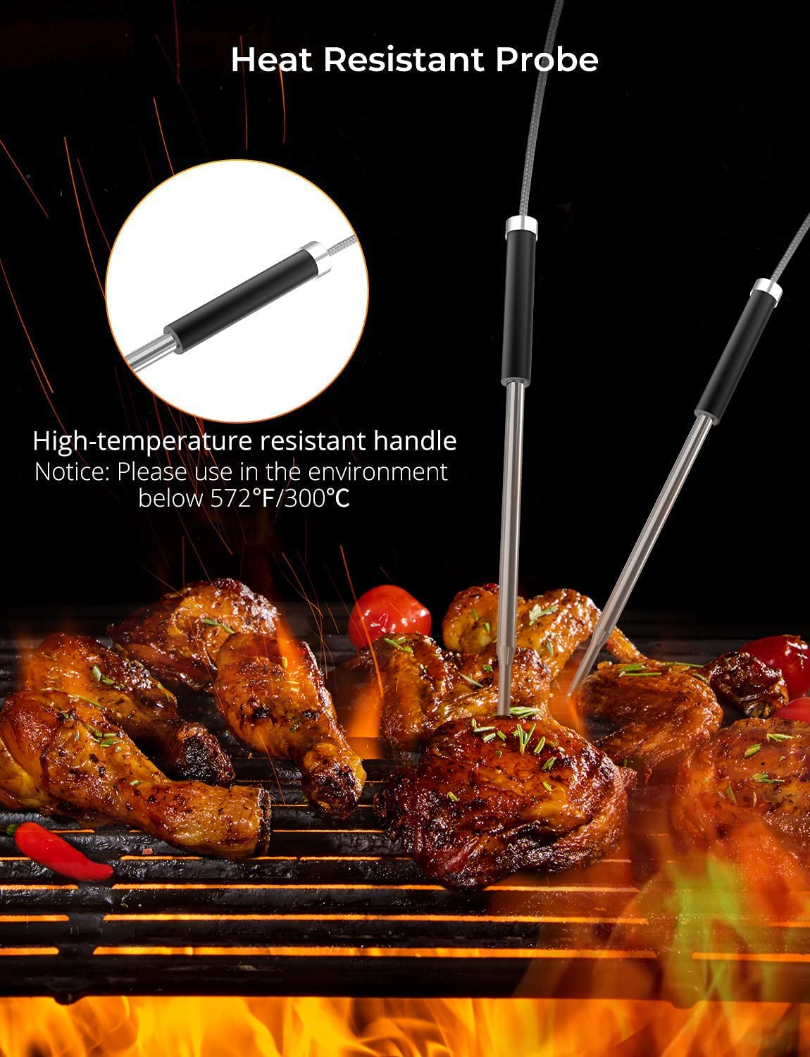 Govee Bluetooth Meat Thermometer for Smoker Oven