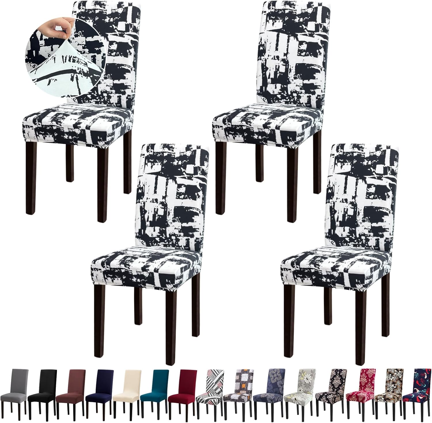 Chair Covers Stretch Kitchen Dining Room