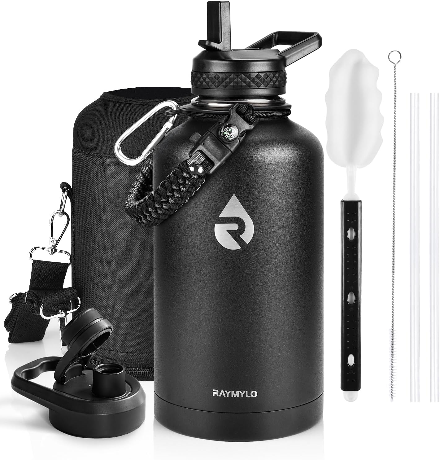 64oz Insulated Water Bottle Stainless Steel