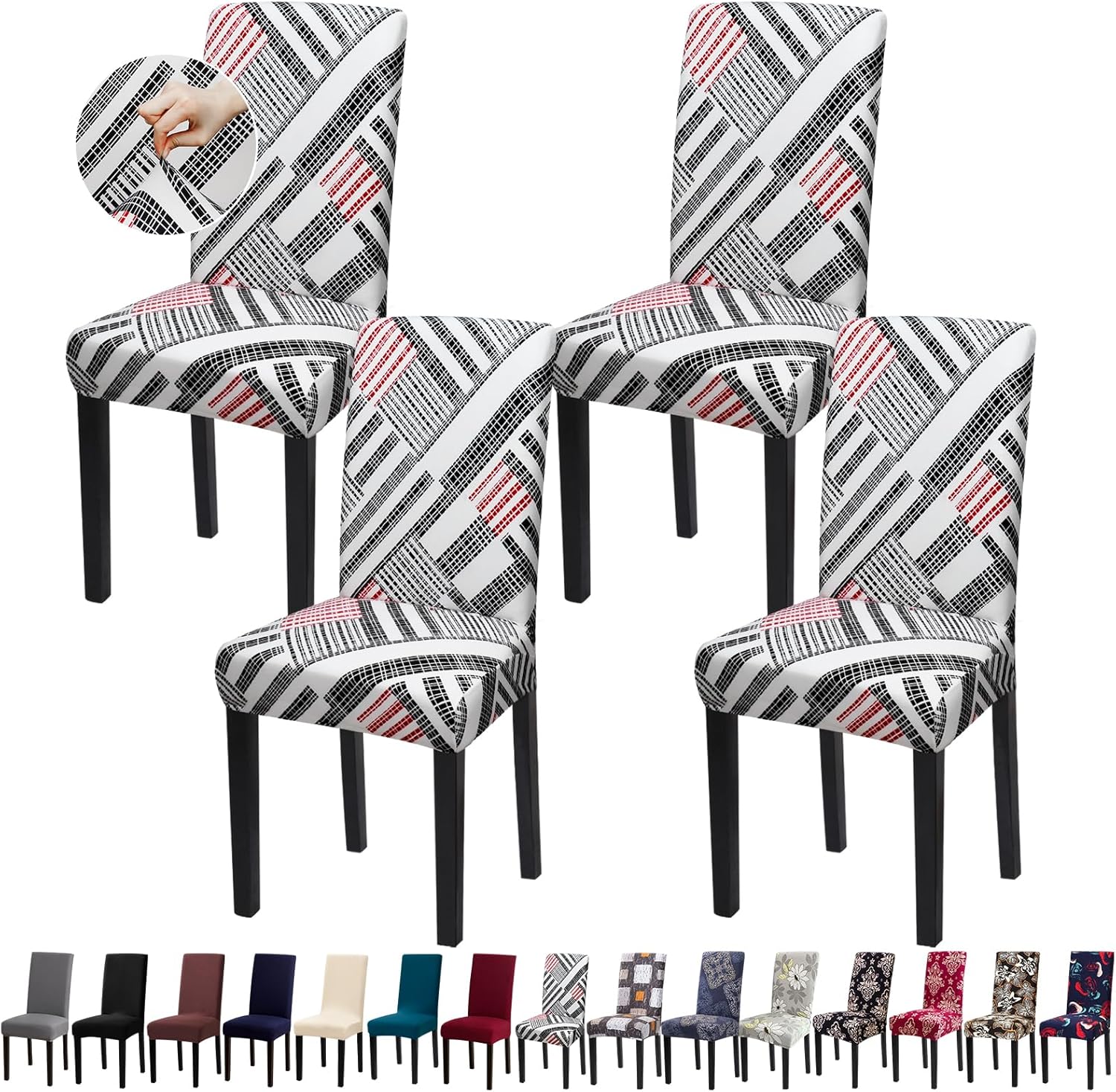 Chair Covers Stretch Kitchen Dining Room