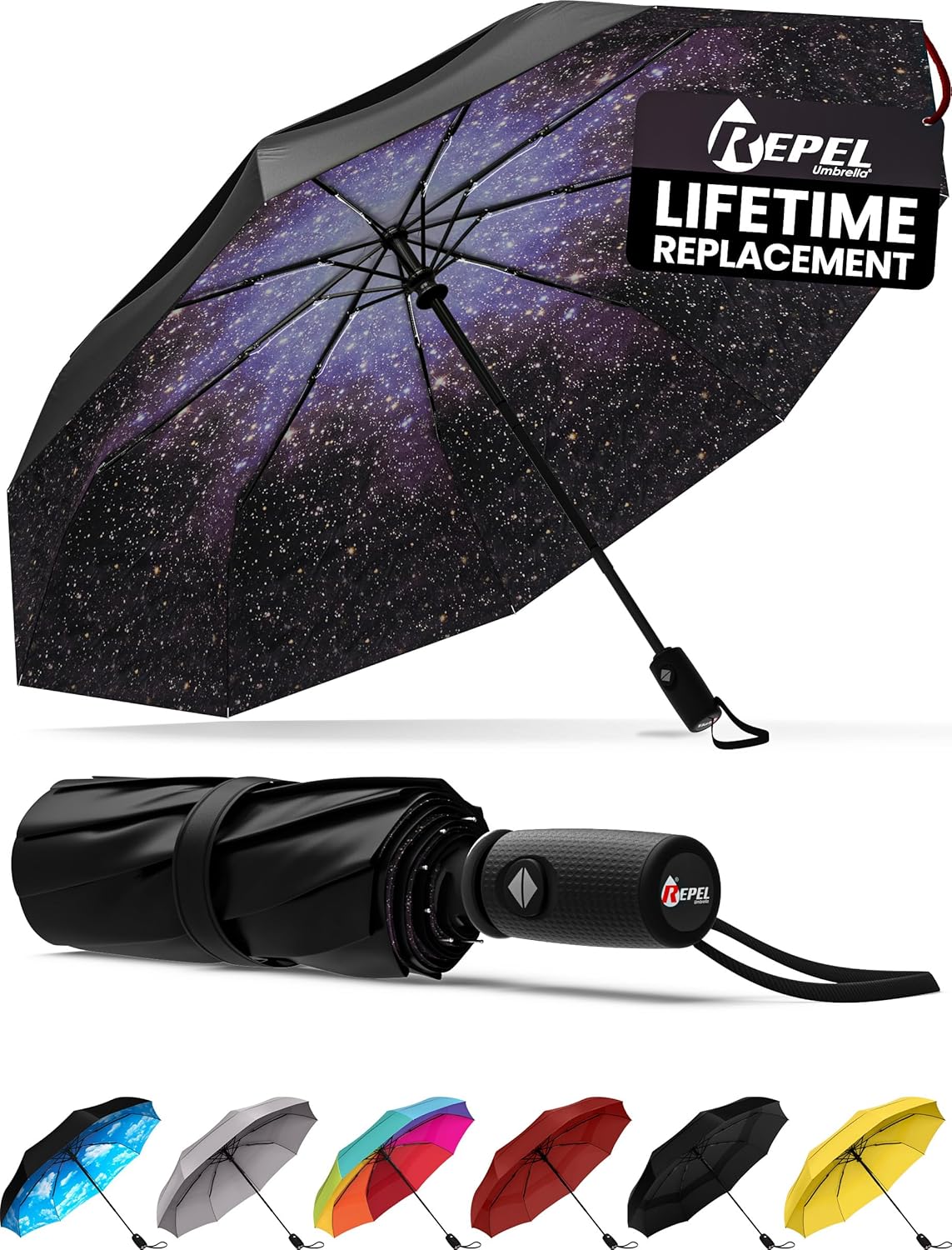 REPEL Windproof Travel Umbrella