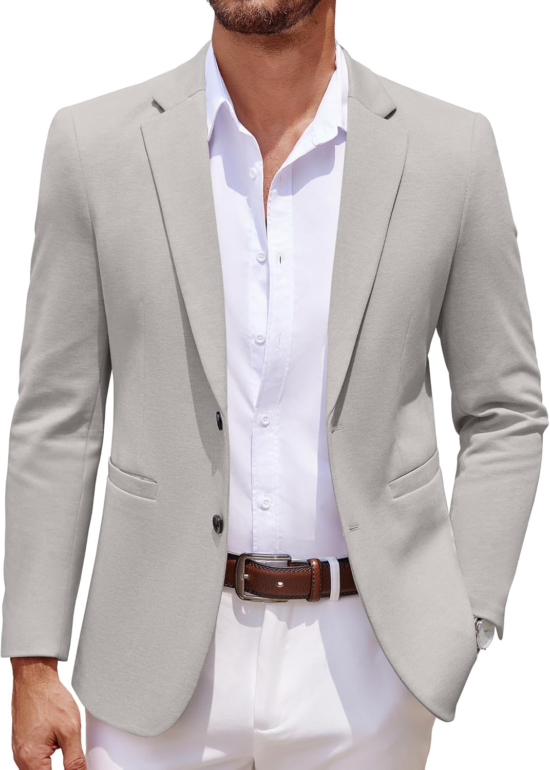 COOFANDY Men’s Casual Knit Blazer Jacket