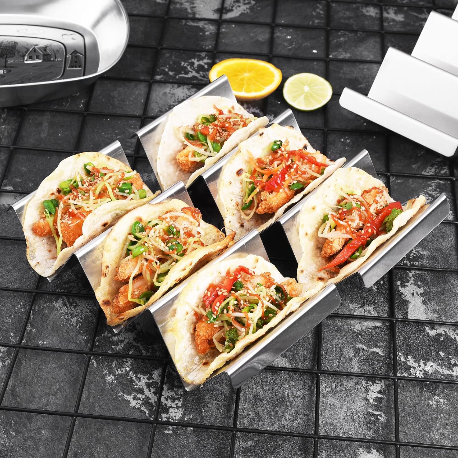 Taco Holders Stainless Steel Taco Stand Rack