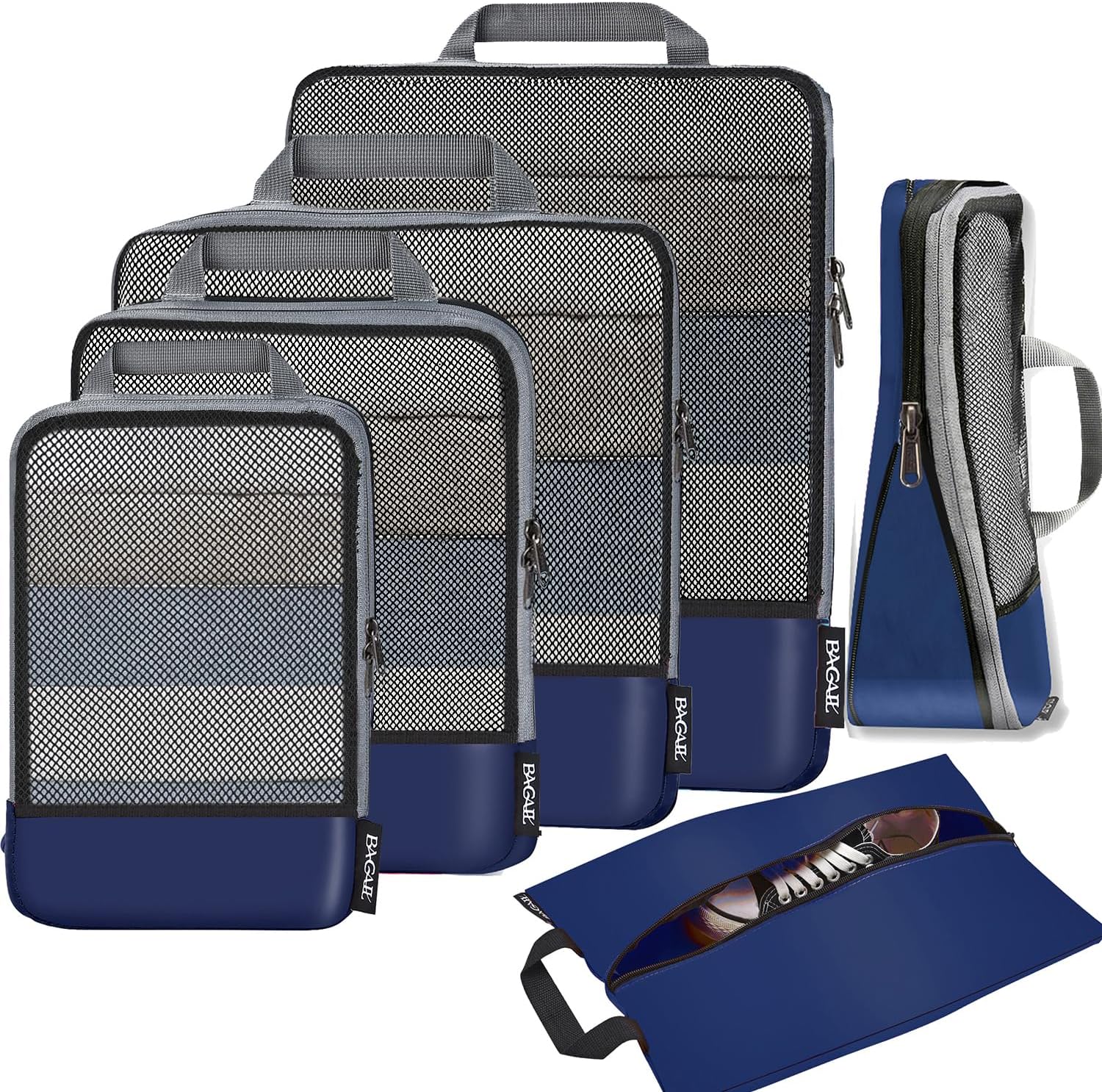 BAGAIL Compression Packing Cubes Travel Organizers
