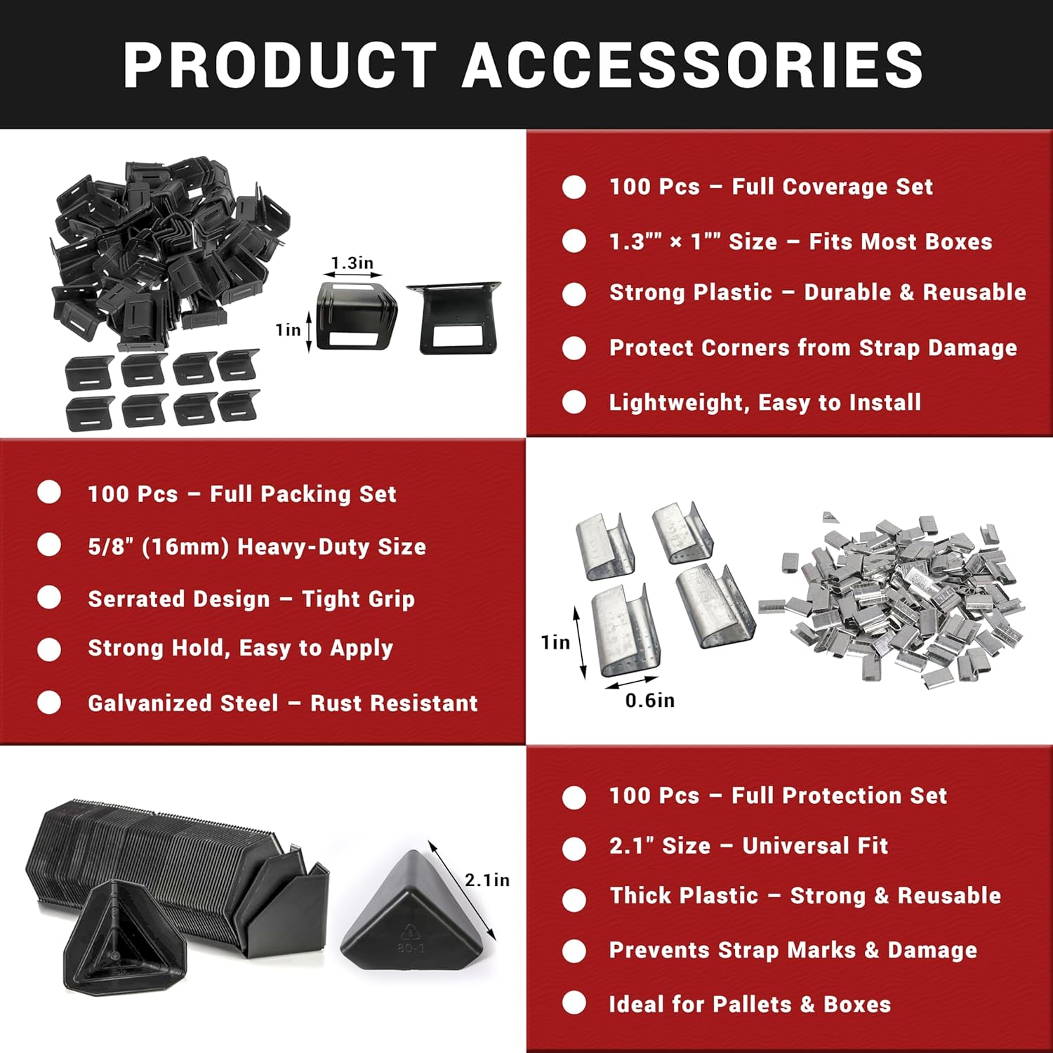 Pallet Strapping Tool Set with Tensioner