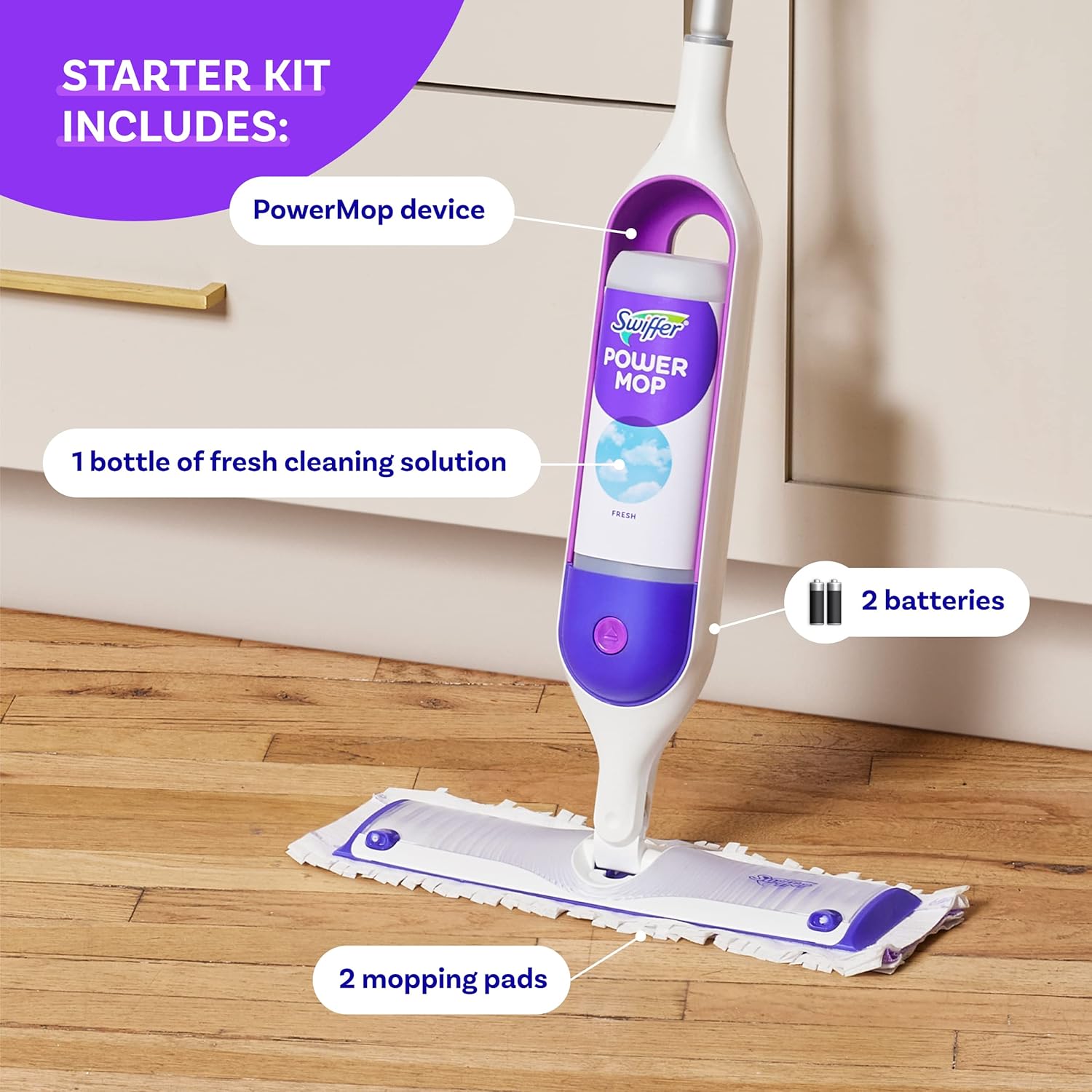Swiffer PowerMop Kit Floor Cleaner