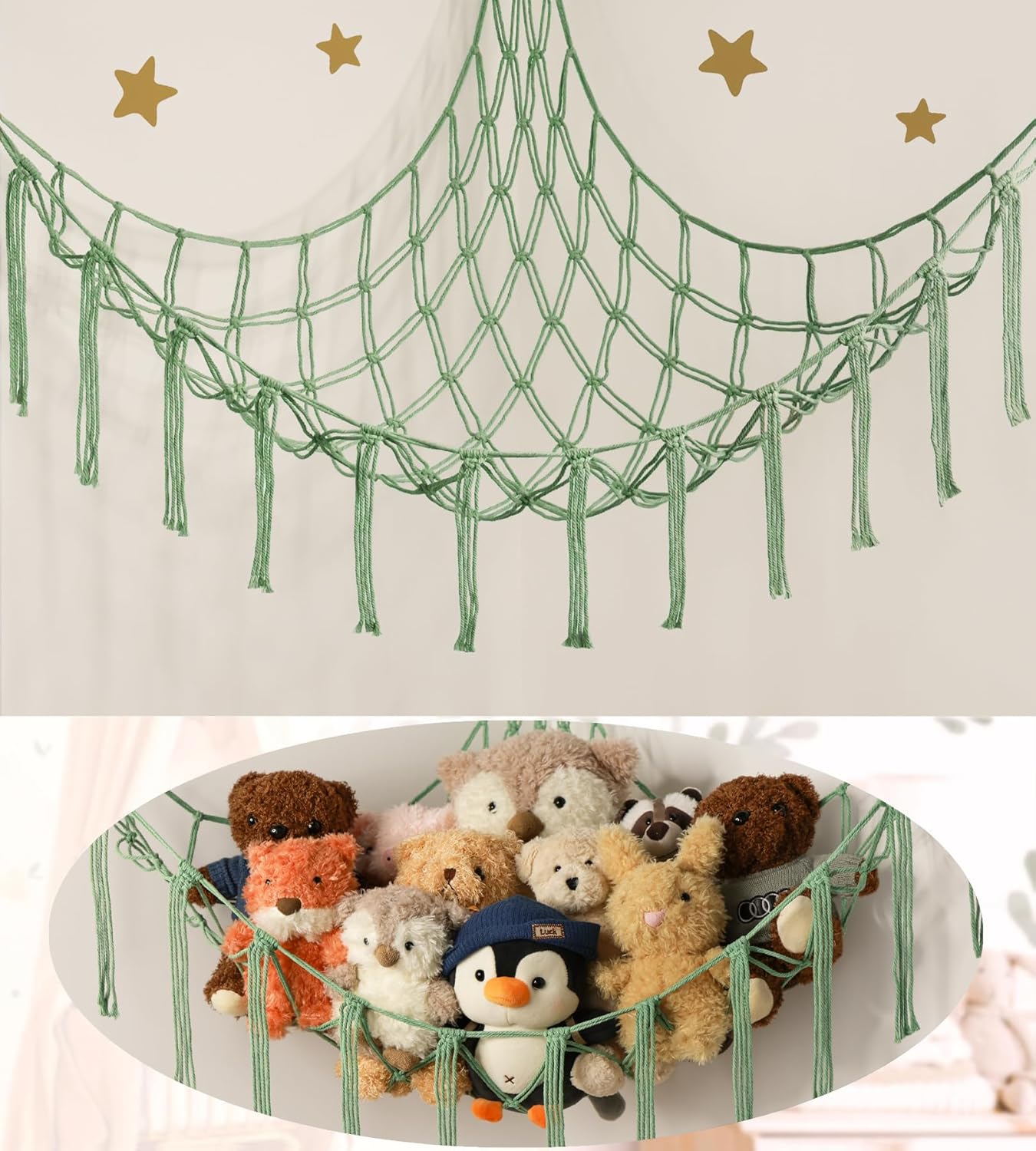 Stuffed Animal Storage Hammock or Net Corner