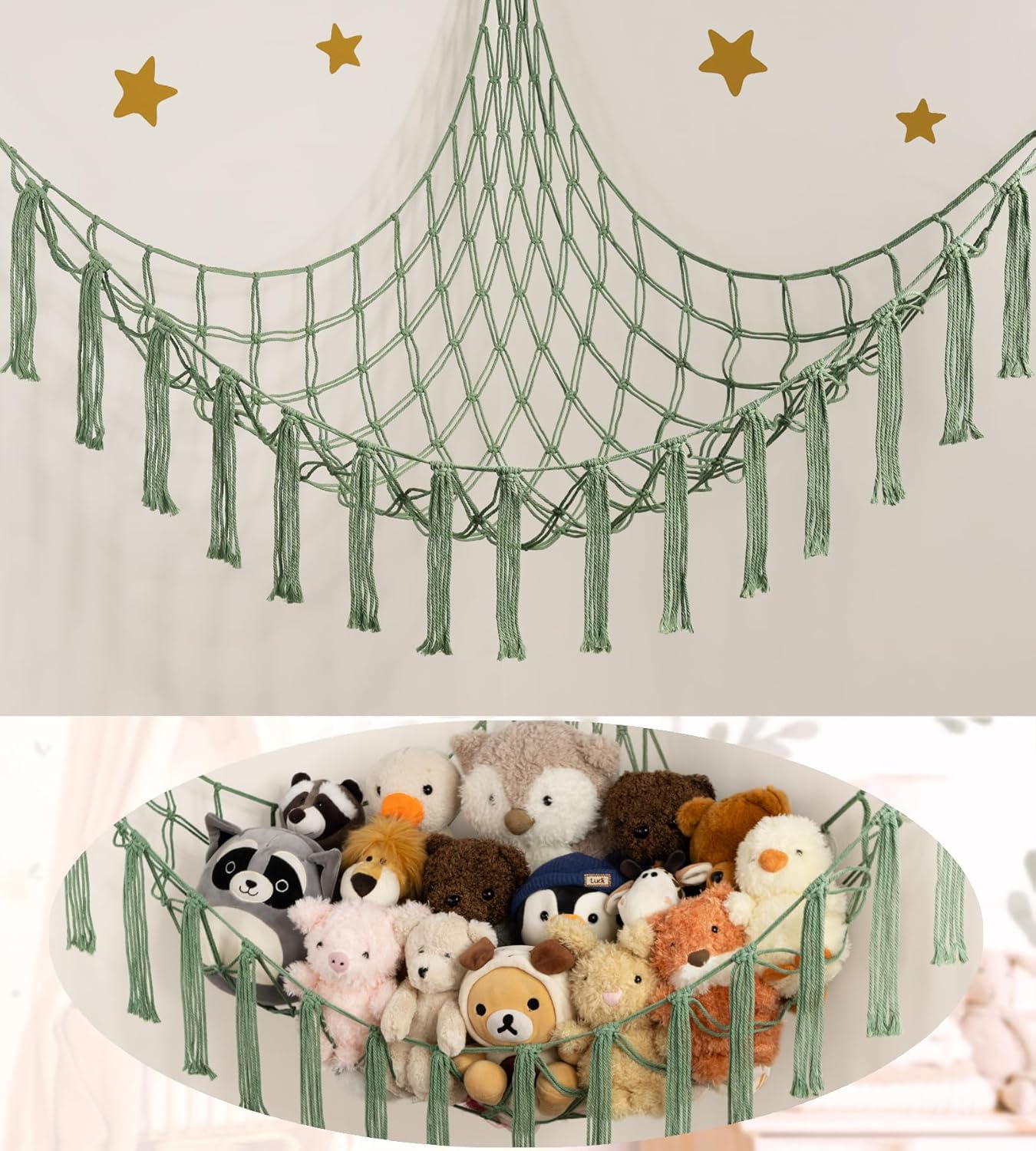 Stuffed Animal Storage Hammock or Net Corner