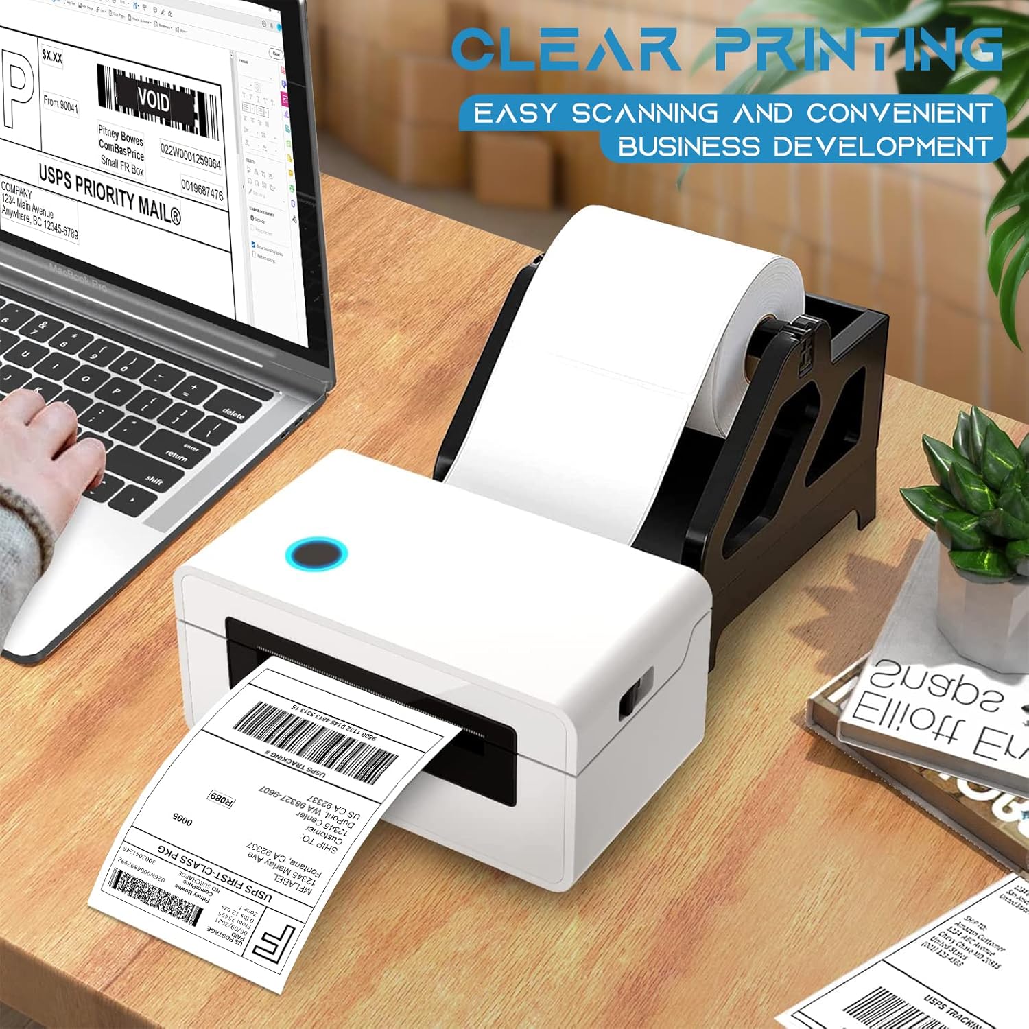 MFLABEL Shipping Labels for Rollo Zebra