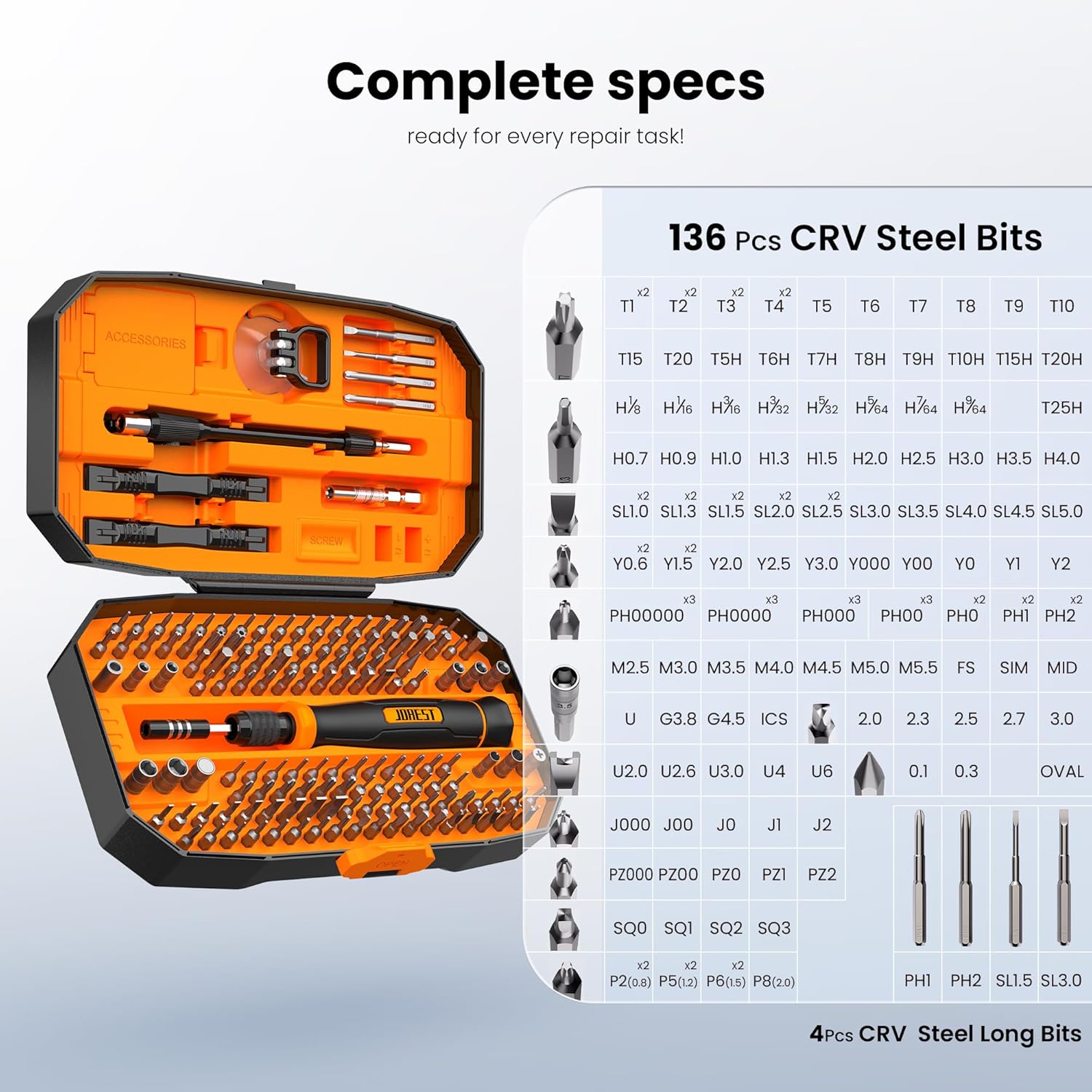 JOREST Precision Screwdriver Set Repair for Electronics