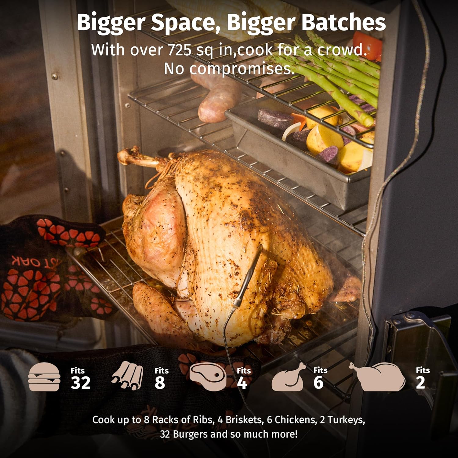 EAST OAK 30" Electric Smoker for Outdoors