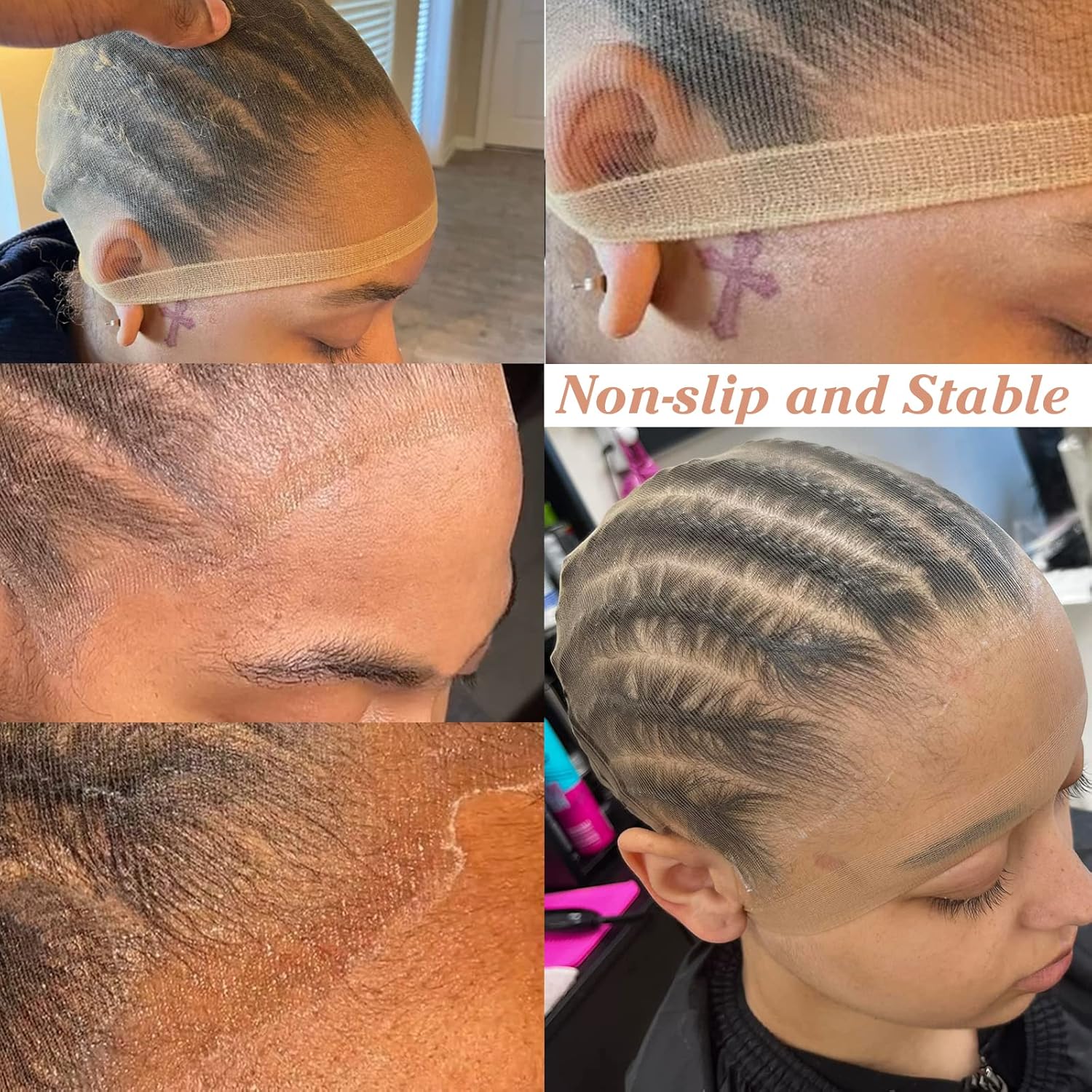 BEEOS Skinlike HD Wig Cap for Lace Front Wigs