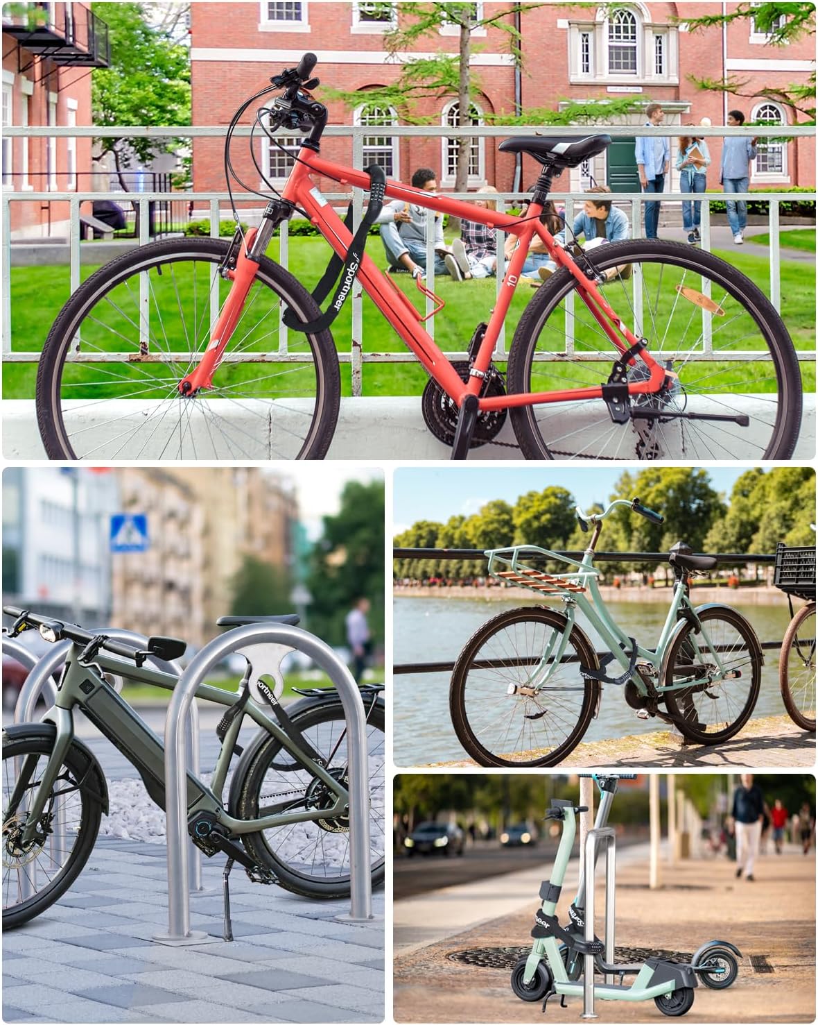 Sportneer Bike Lock 5-Digit Combination