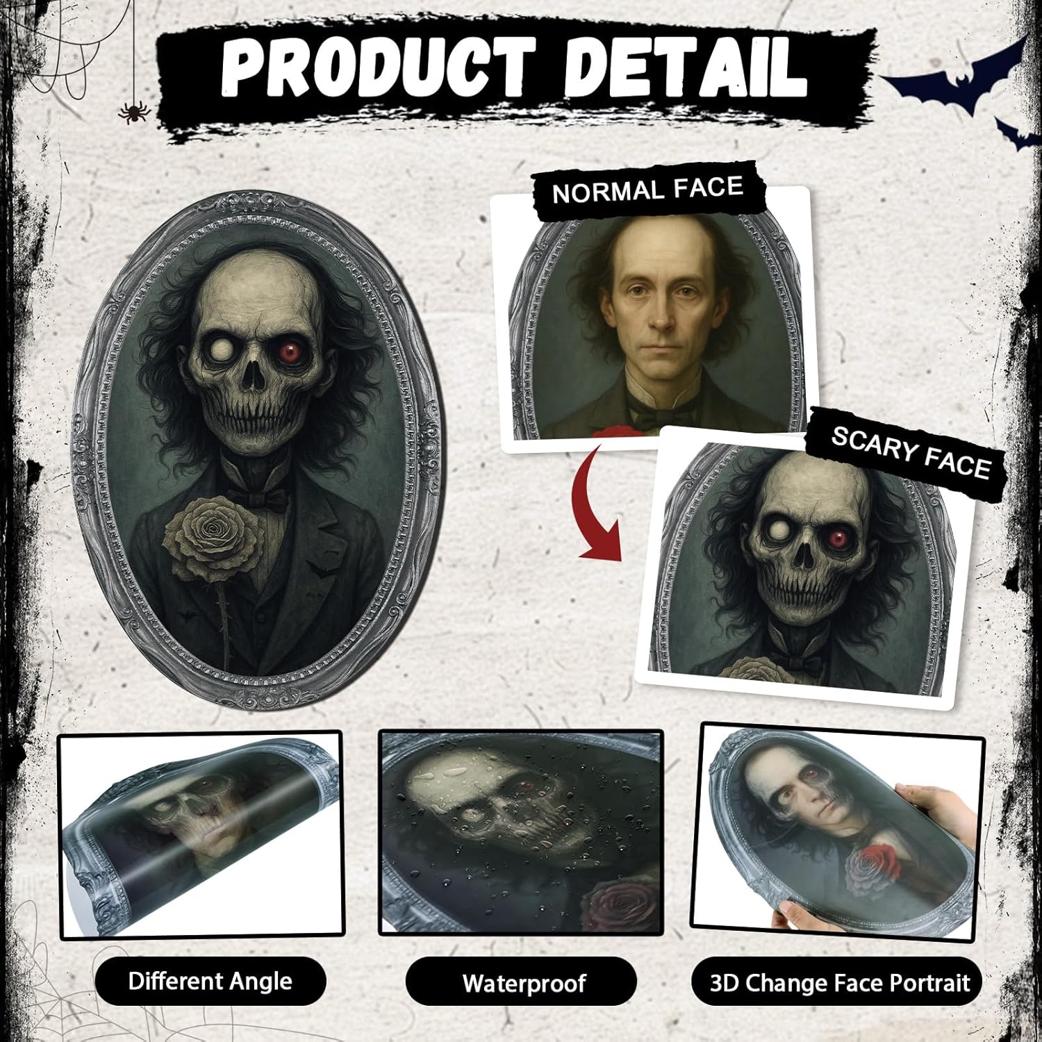 Halloween Decorations Indoor Scary Wall Decor