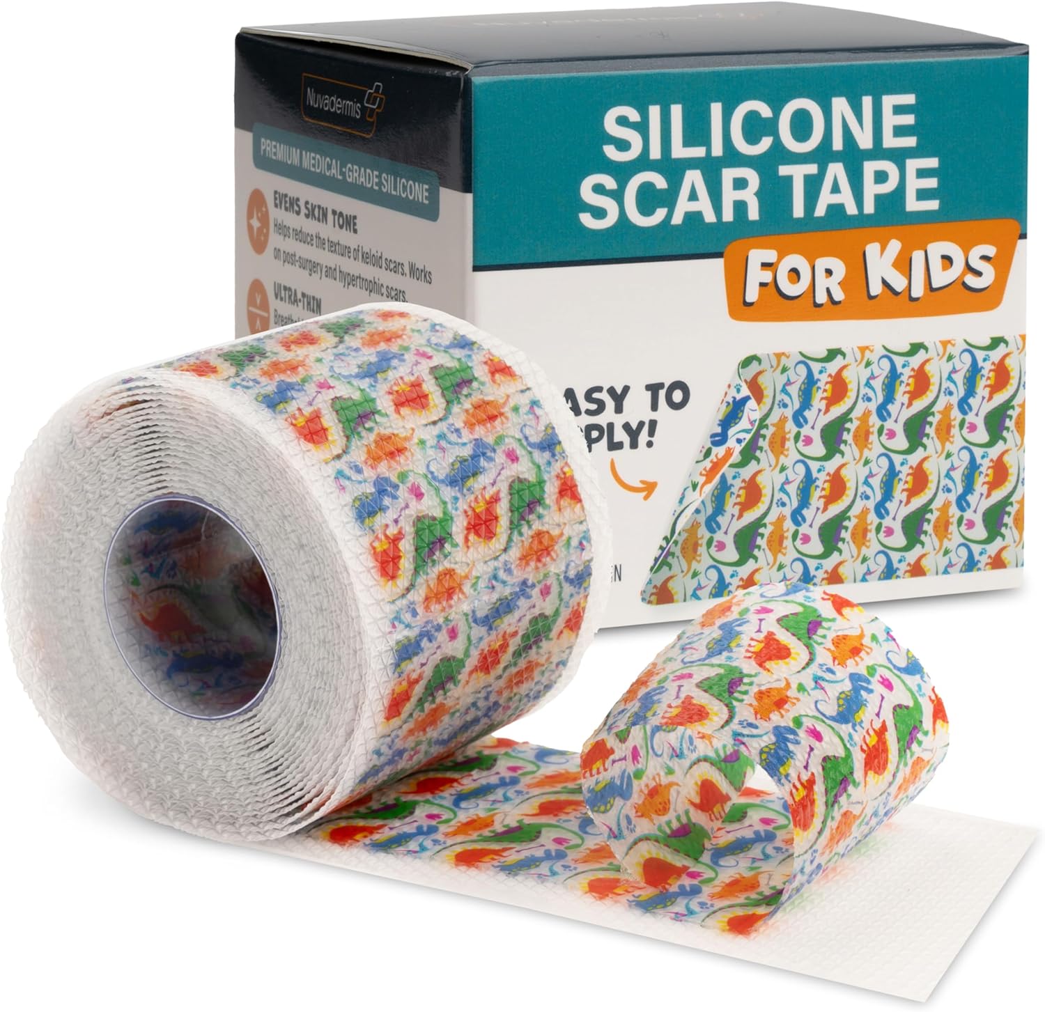 NUVADERMIS Silicone Scar Tape for Surgical Scars