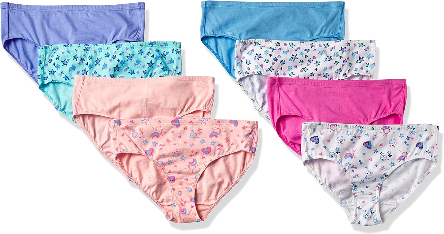 Hanes Girls Underwear 100% Organic Cotton
