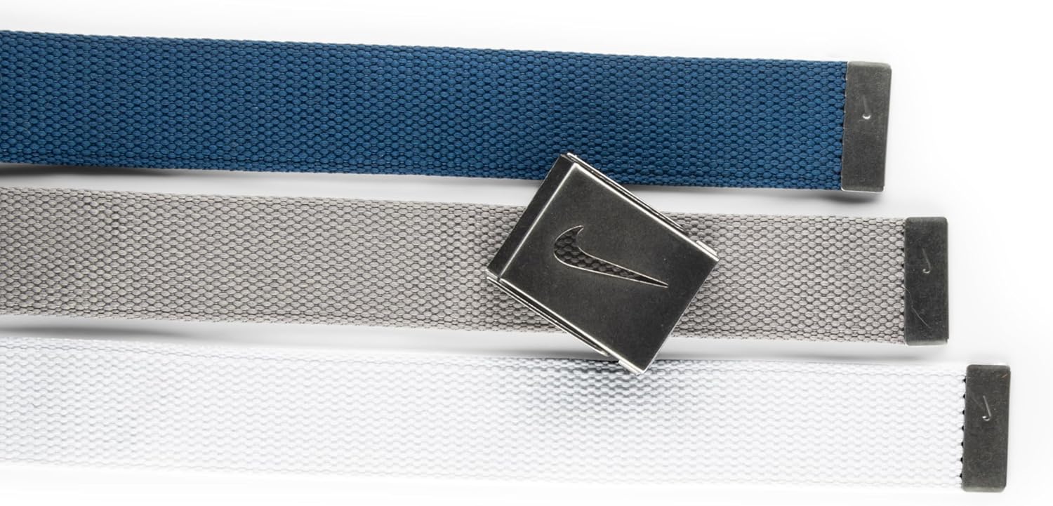 Nike Men's 3 Pack Golf Web Belt