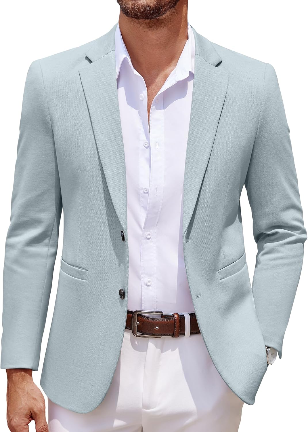 COOFANDY Men’s Casual Knit Blazer Jacket