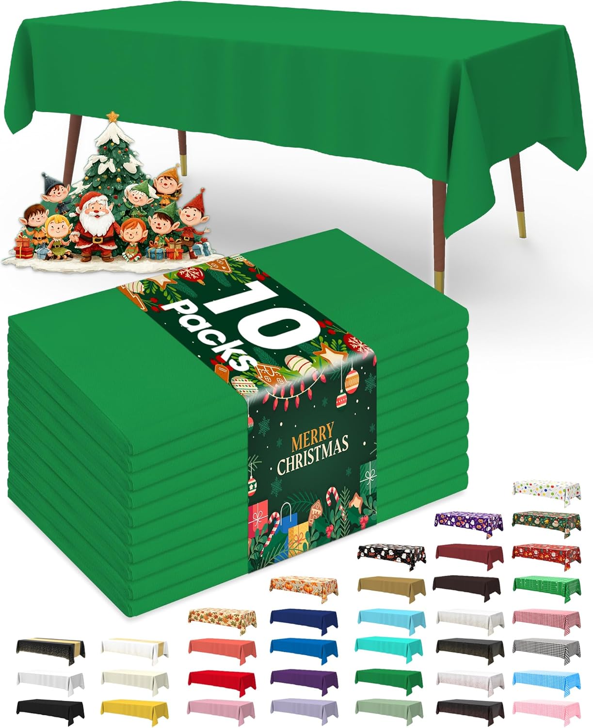 Pureegg Disposable Plastic Tablecloths