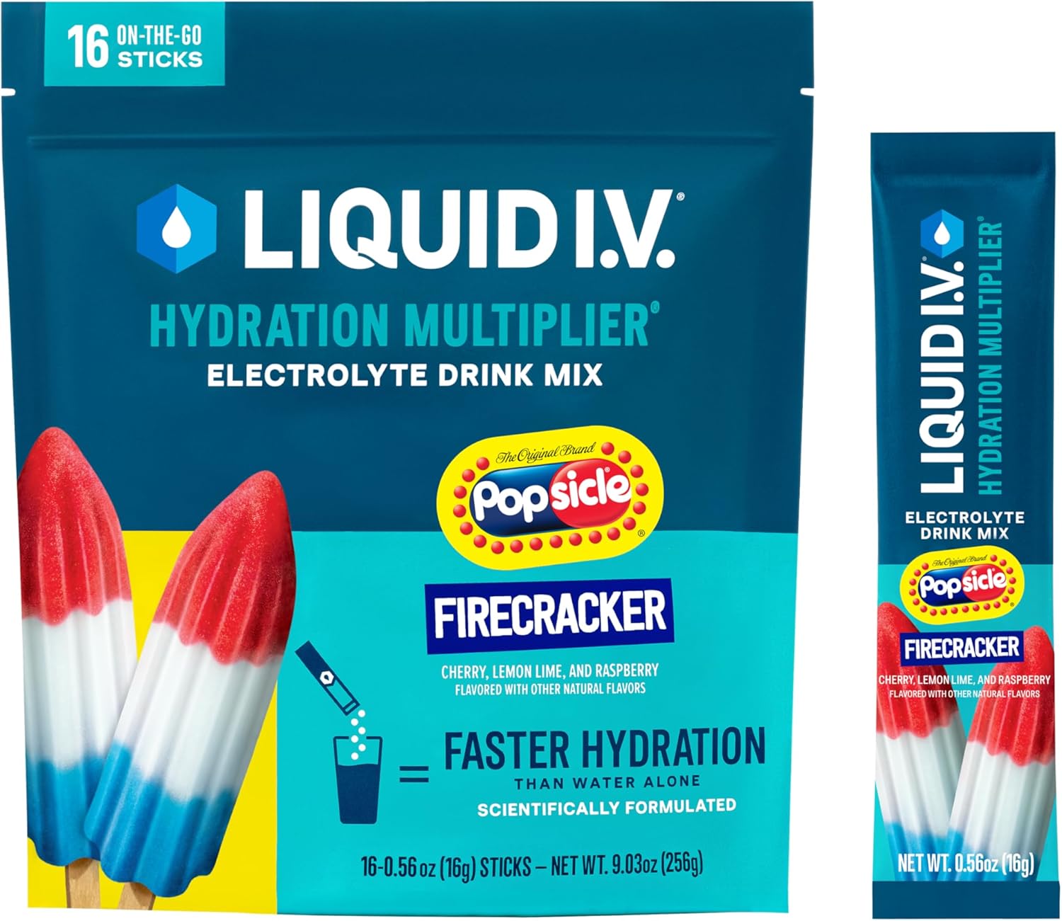 Liquid I.V. Hydration Multiplier – Lemon Lime Electrolyte Drink