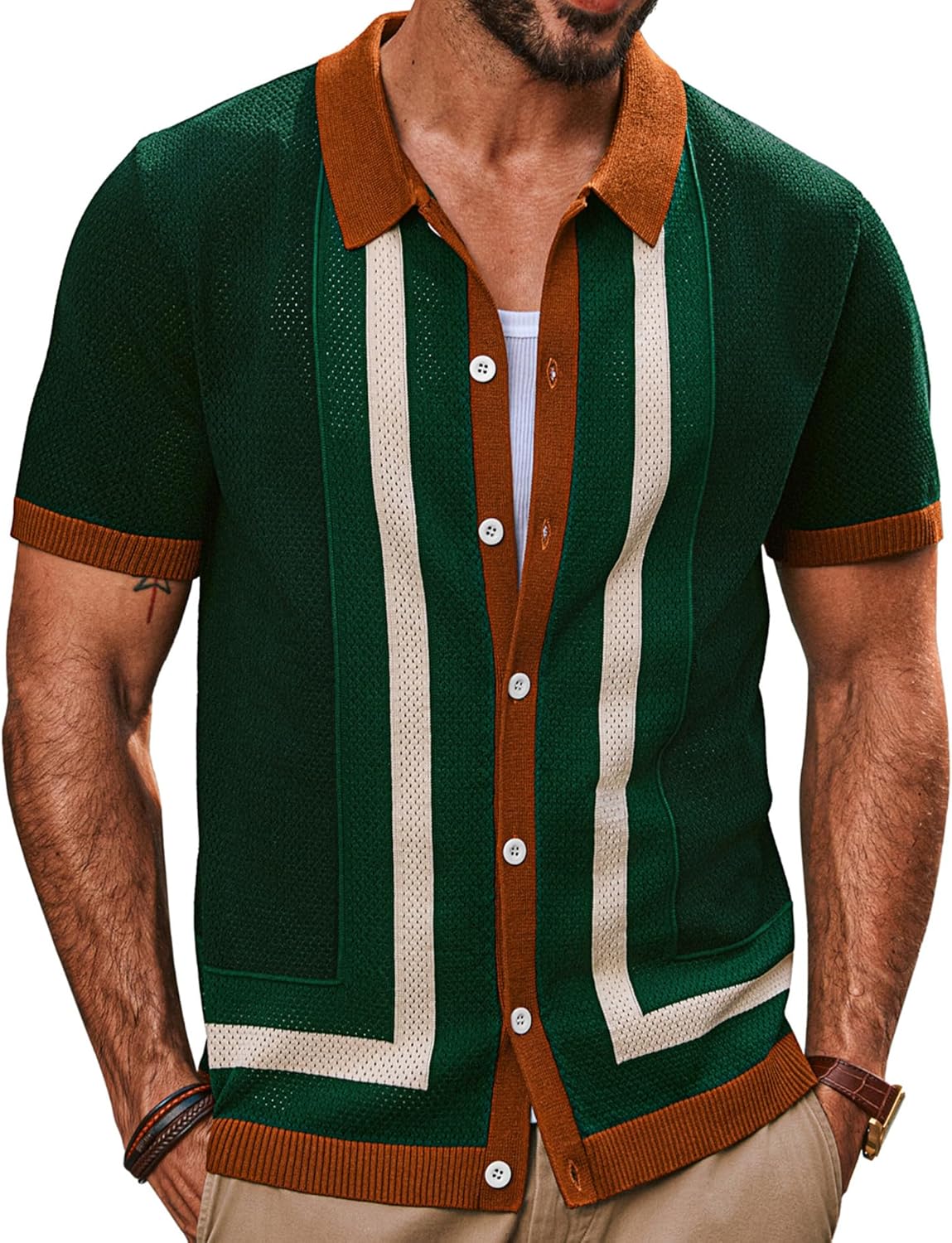 PJ PAUL JONES Mens Polo Golf Shirts