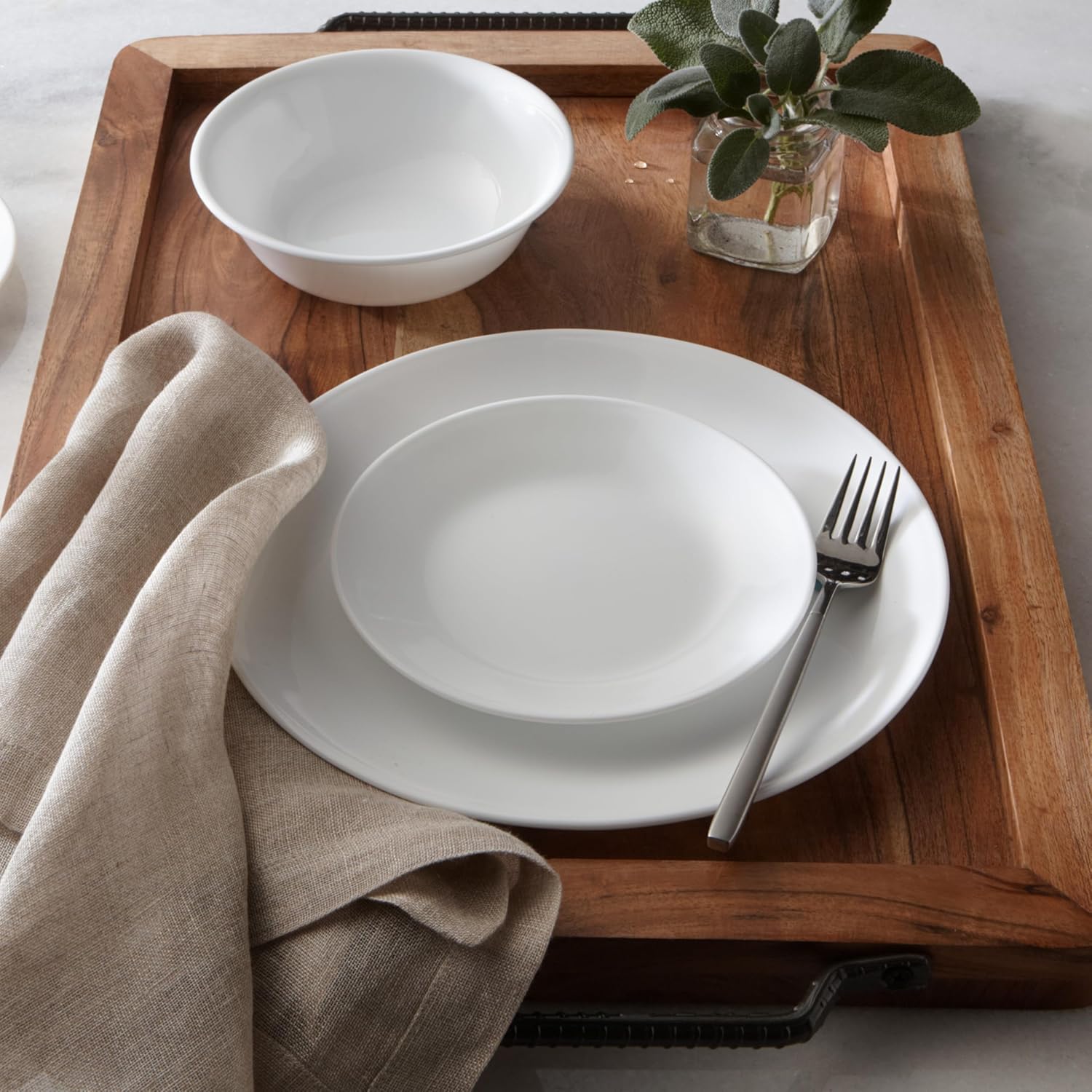 Corelle Vitrelle 18-Piece Service for 6 Dinnerware Set