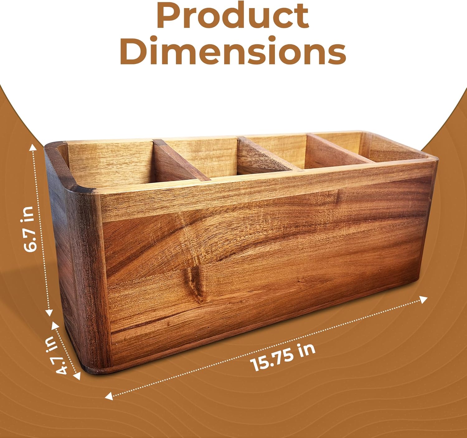 Dstuff Large Kitchen Utensil Holder Organizer