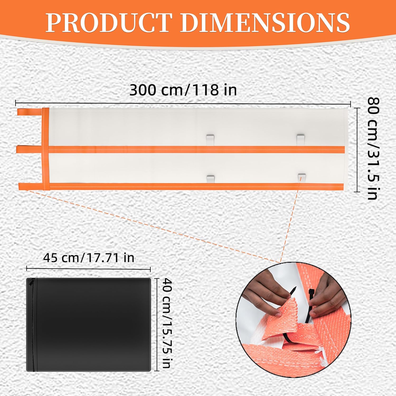 10ft Construction Trash Chute Quick and Efficient Cleanup