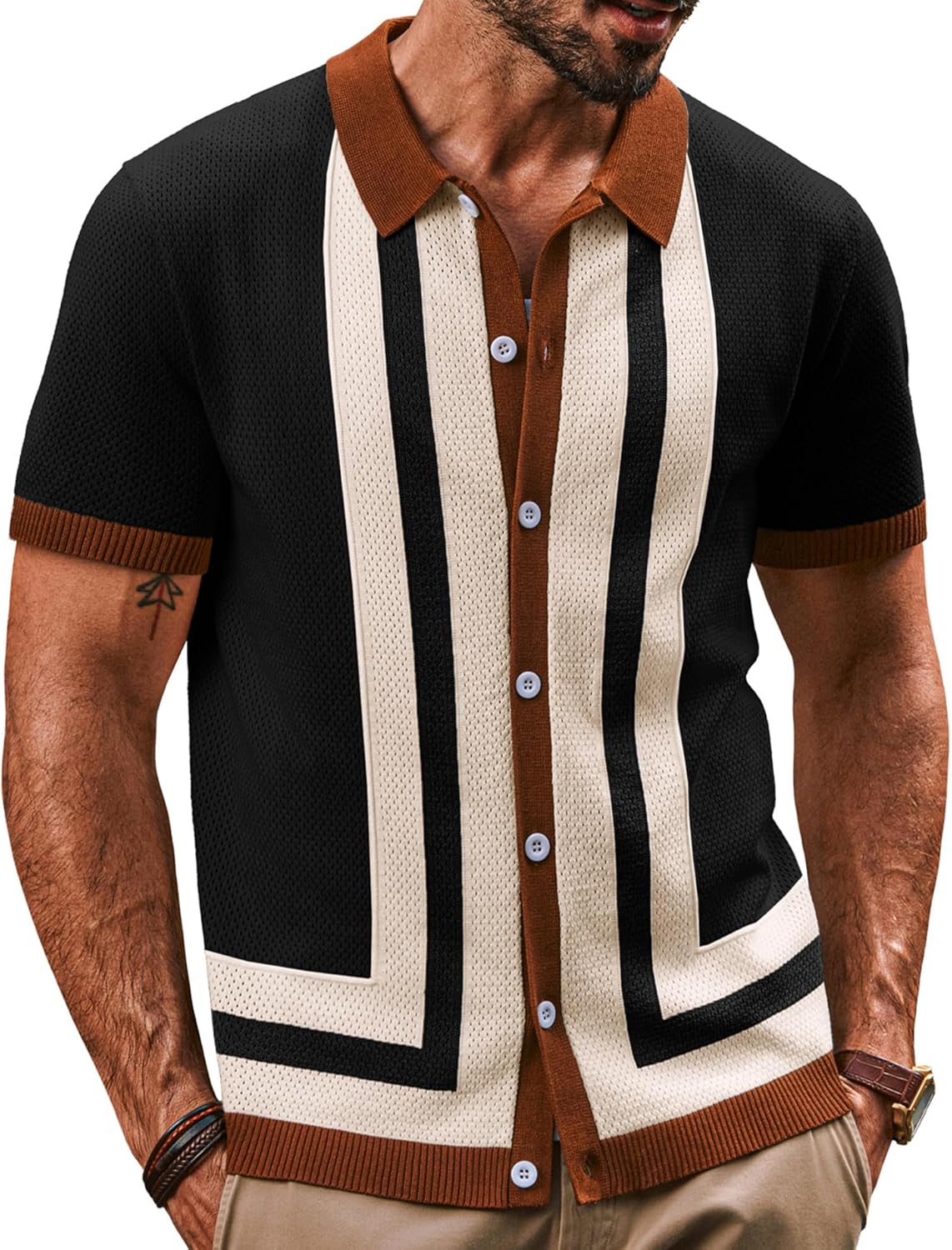 PJ PAUL JONES Mens Polo Golf Shirts