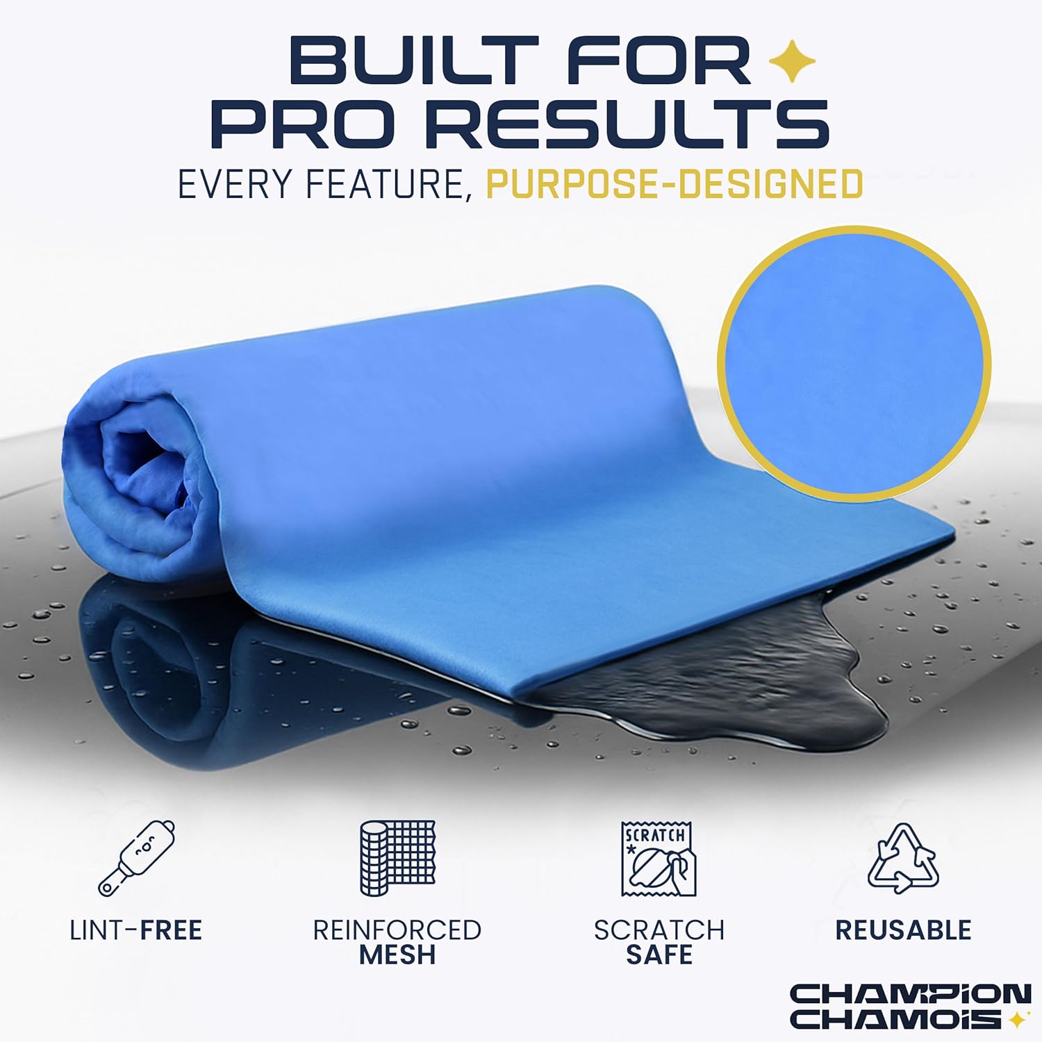 Synthetic Leather Chamois with Hanging Storage