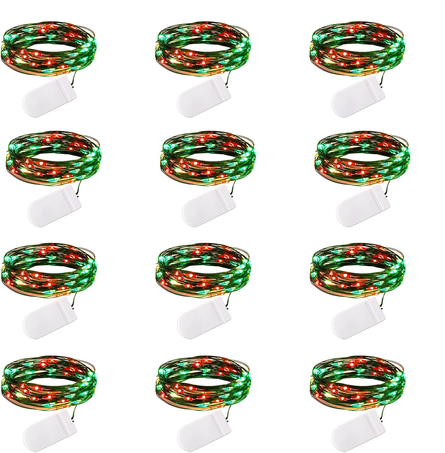 Brightown 12-Pack LED Fairy String Lights