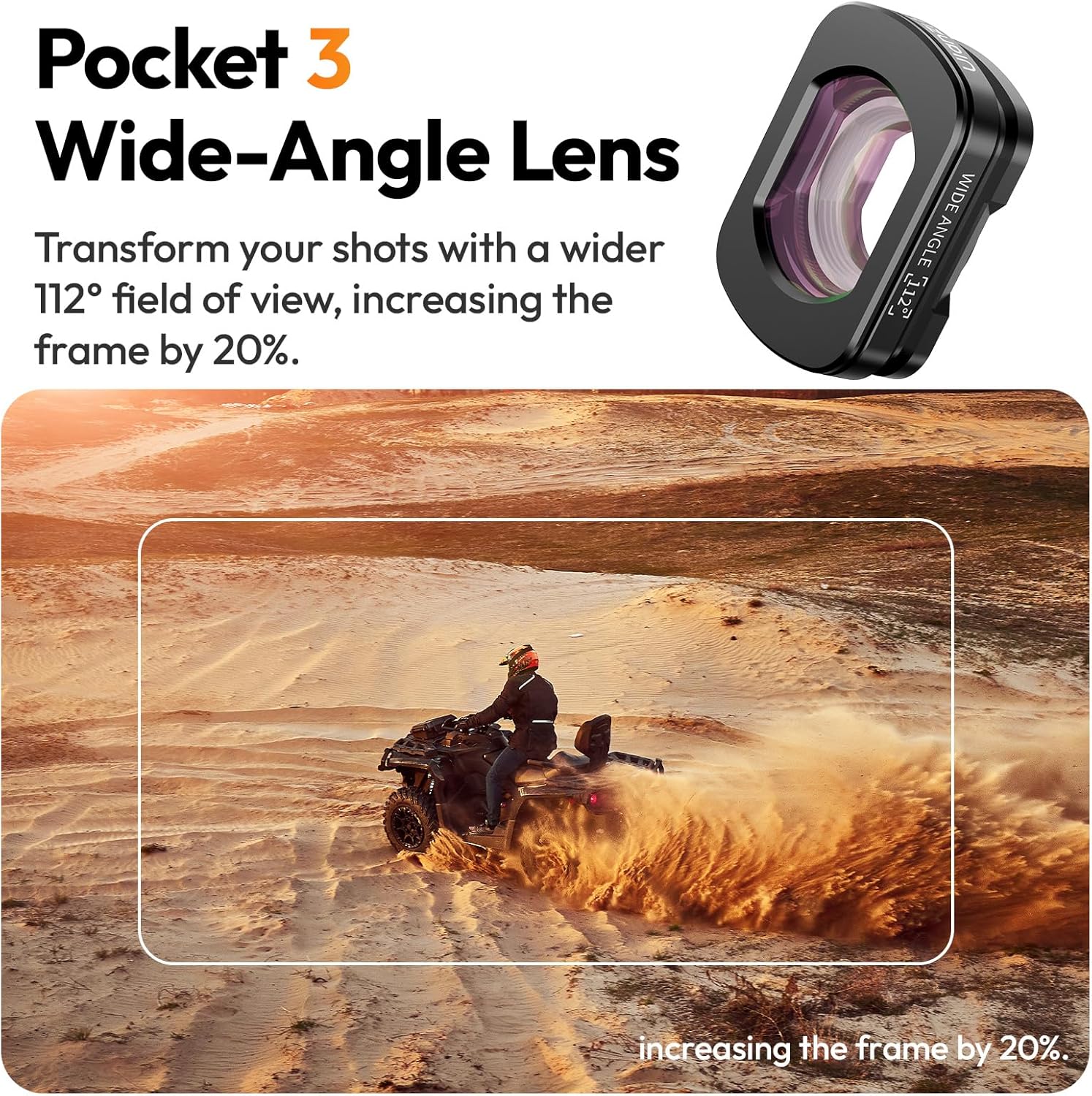 ULANZI F35 Pocket 3 Wide Angle Lens