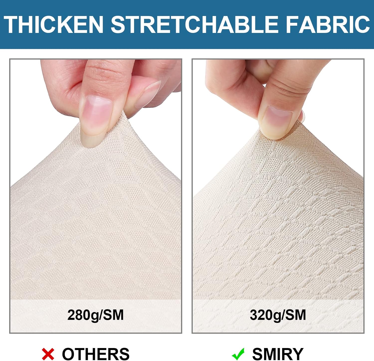 Smiry Waterproof Seat Covers for Dining Room