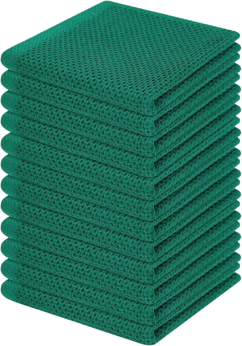 Homaxy 100% Cotton Waffle Dish Cloths