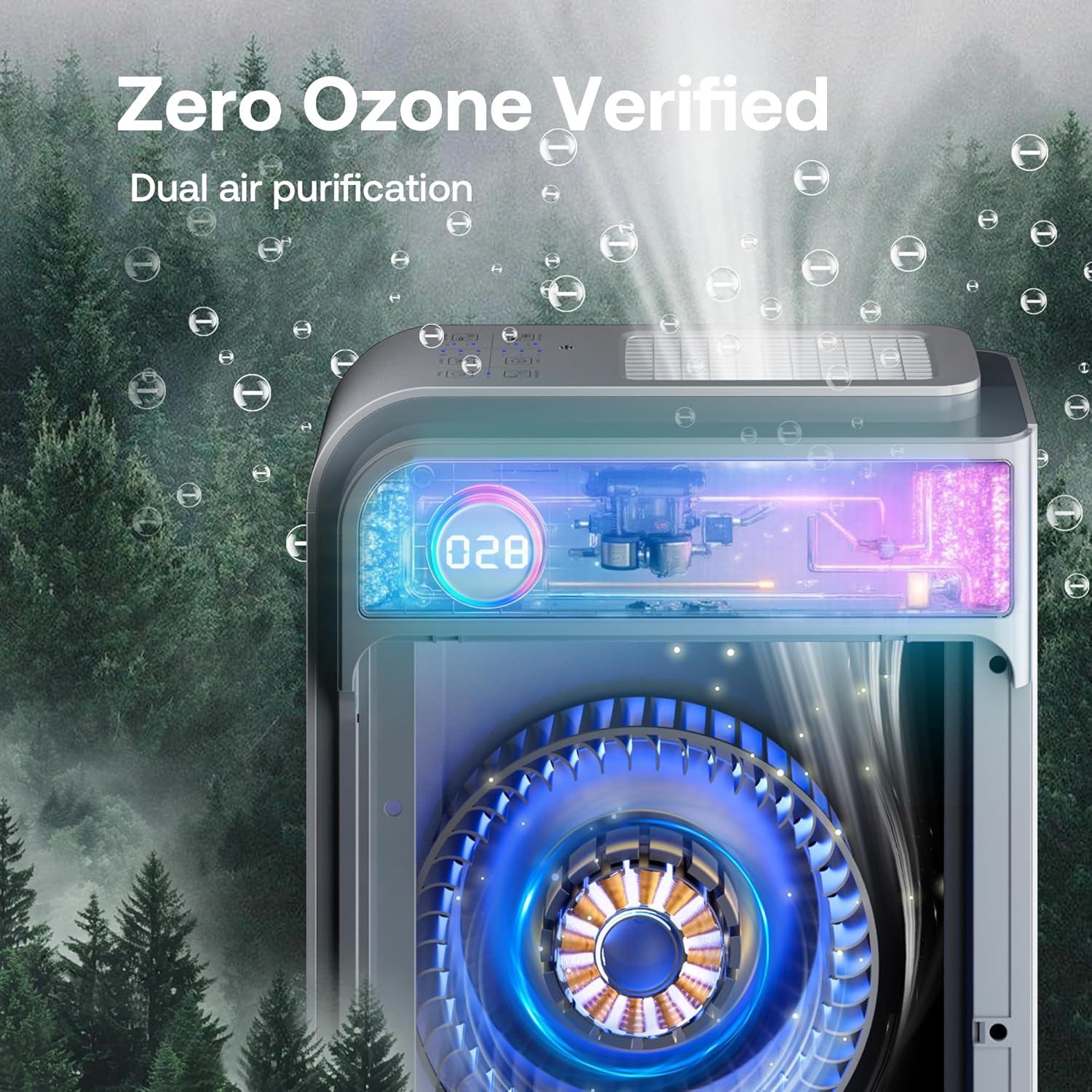 Large Room Air Purifier for Cats & Dogs