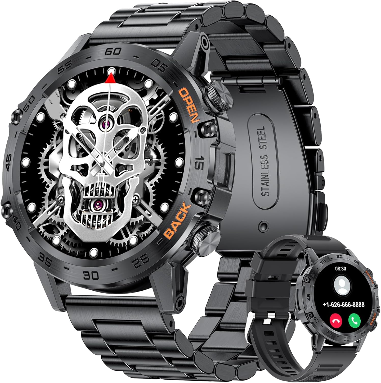 Military Smart Watch for Men HD Touchscreen