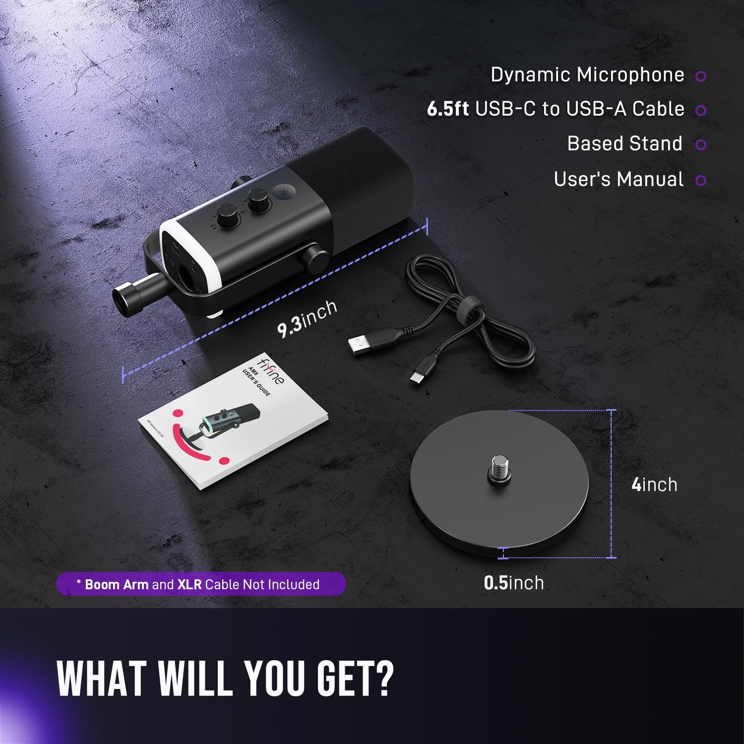 FIFINE AM8 USB/XLR Dynamic Microphone