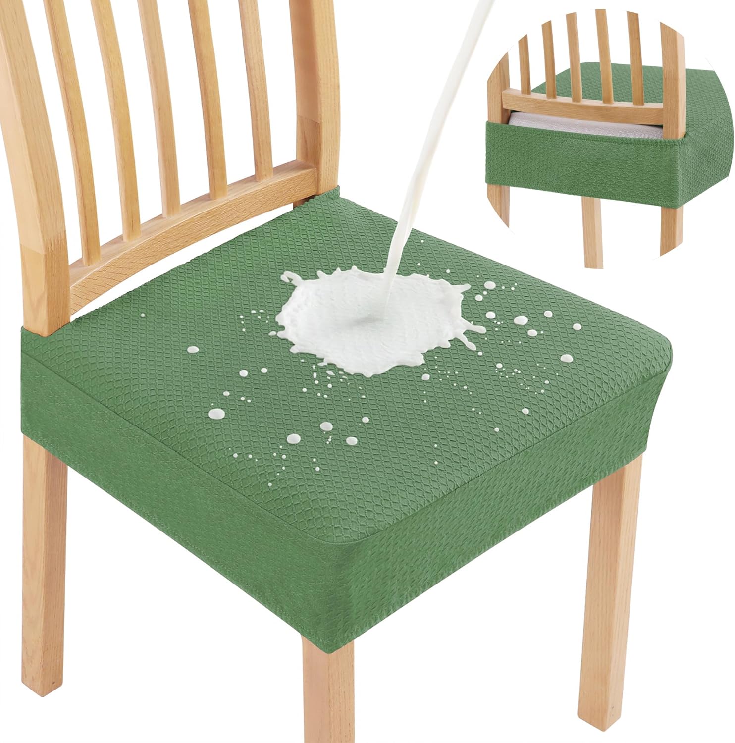 Smiry Waterproof Seat Covers for Dining Room