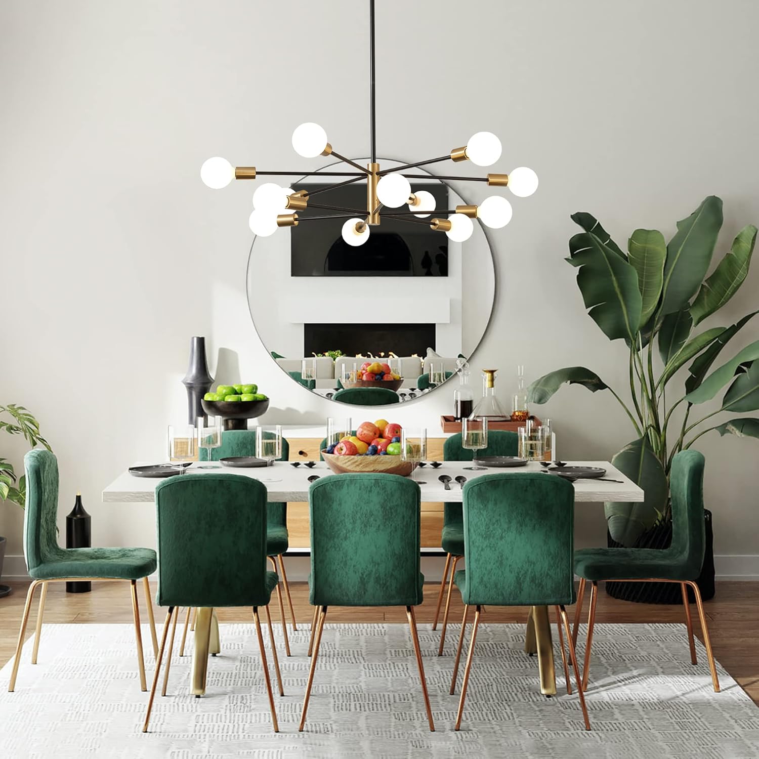 Modern Chandelier Ceiling Light Fixture Sputnik