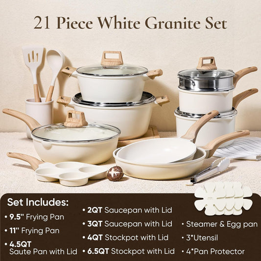 CAROTE Nonstick Cookware Sets